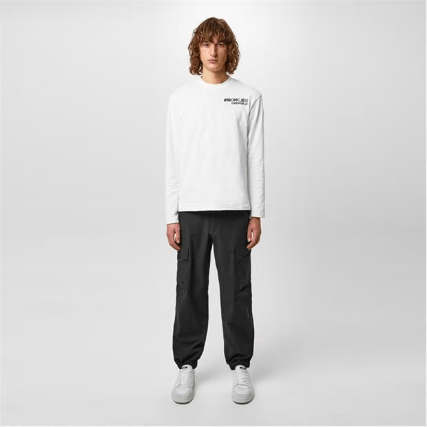 Moncler Long Sleeve Logo T-Shirt Size US S / EU 44-46 / 1 - 4 Thumbnail