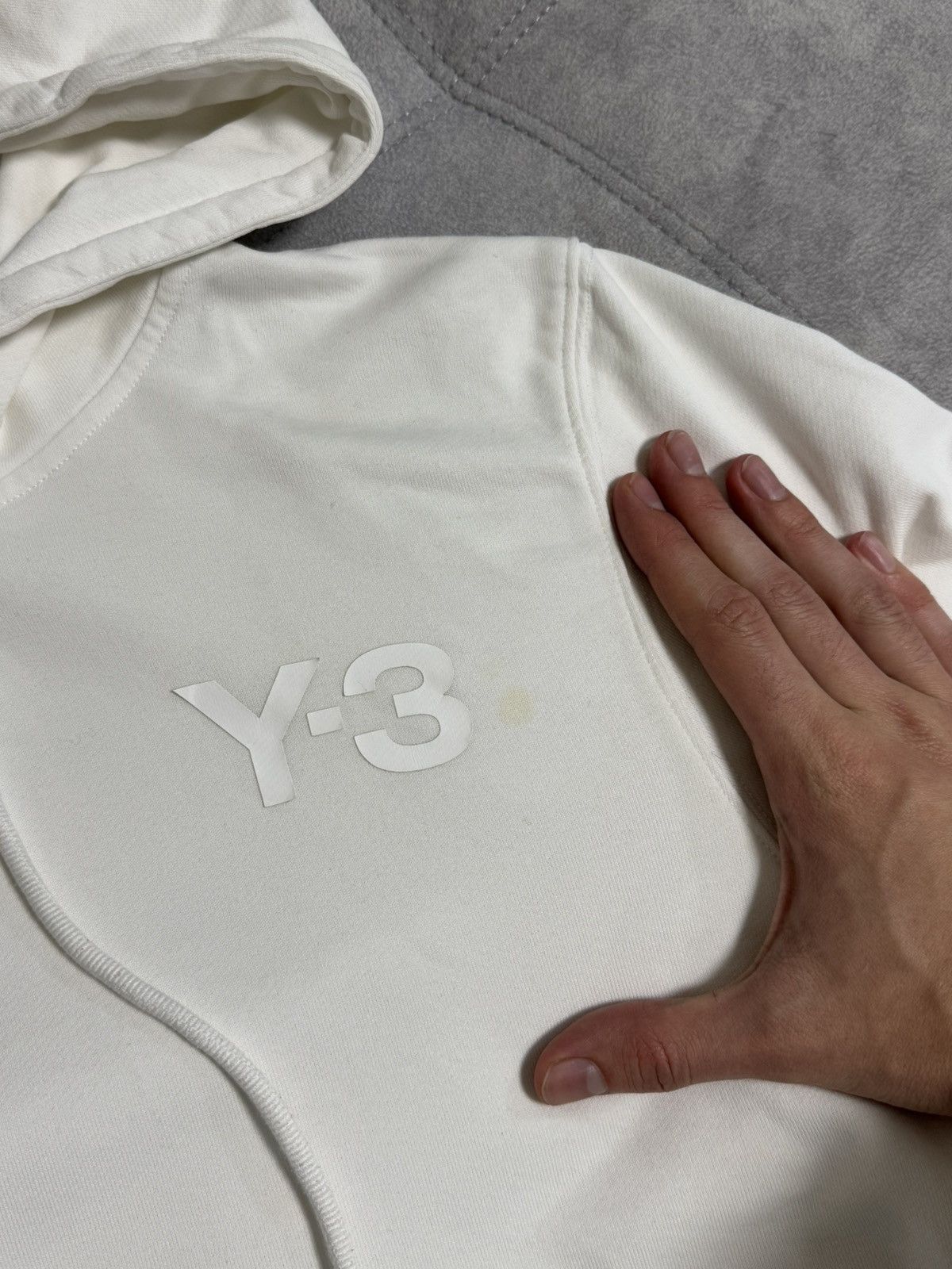 Adidas × Vintage × Y-3 Vintage Adidas Y-3 white Y2K hoodie size S Size US S / EU 44-46 / 1 - 5 Thumbnail
