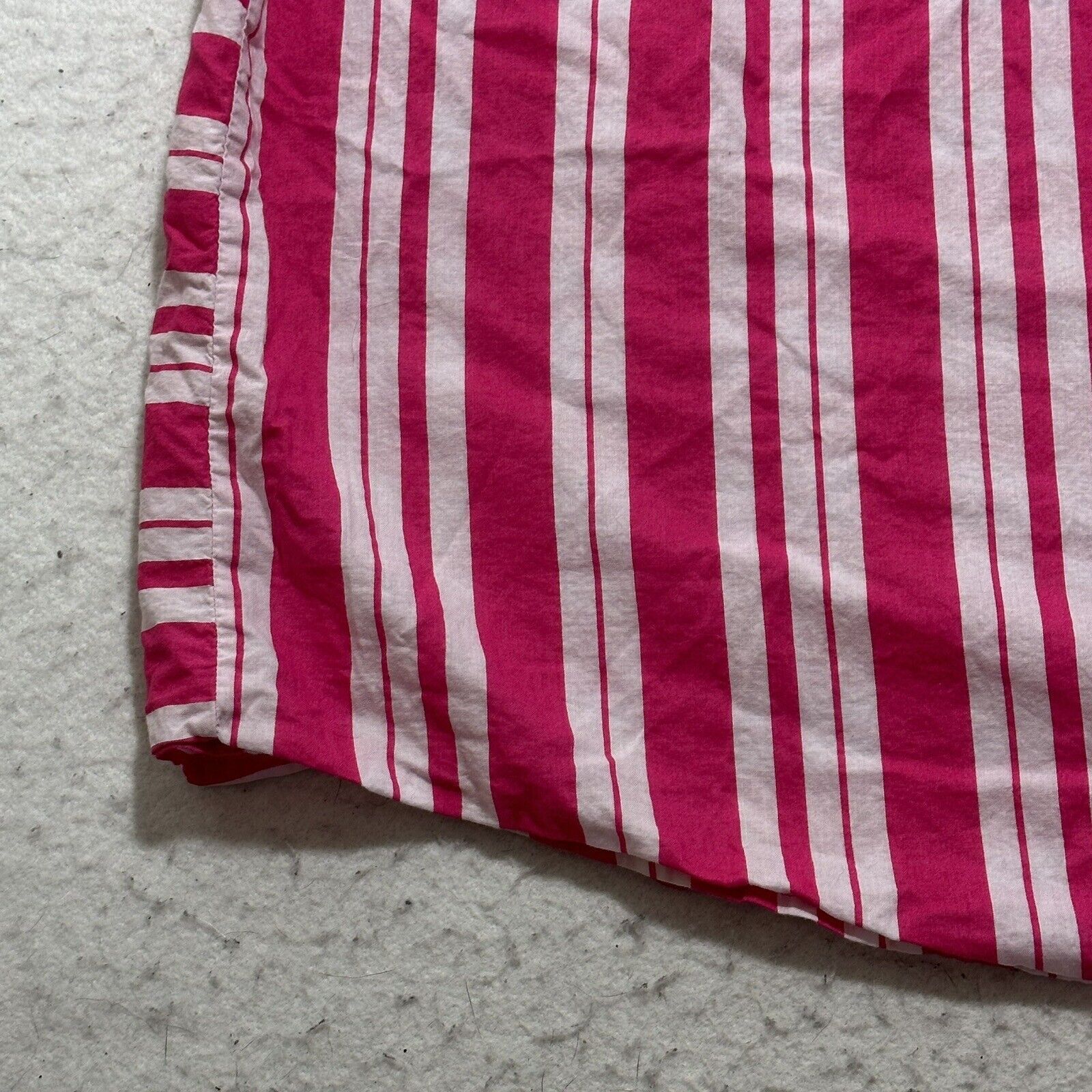 Other Woman Within 1X Sleeveless Pink Stripe Blouse Button Top Size XL / US 12-14 / IT 48-50 - 6 Thumbnail