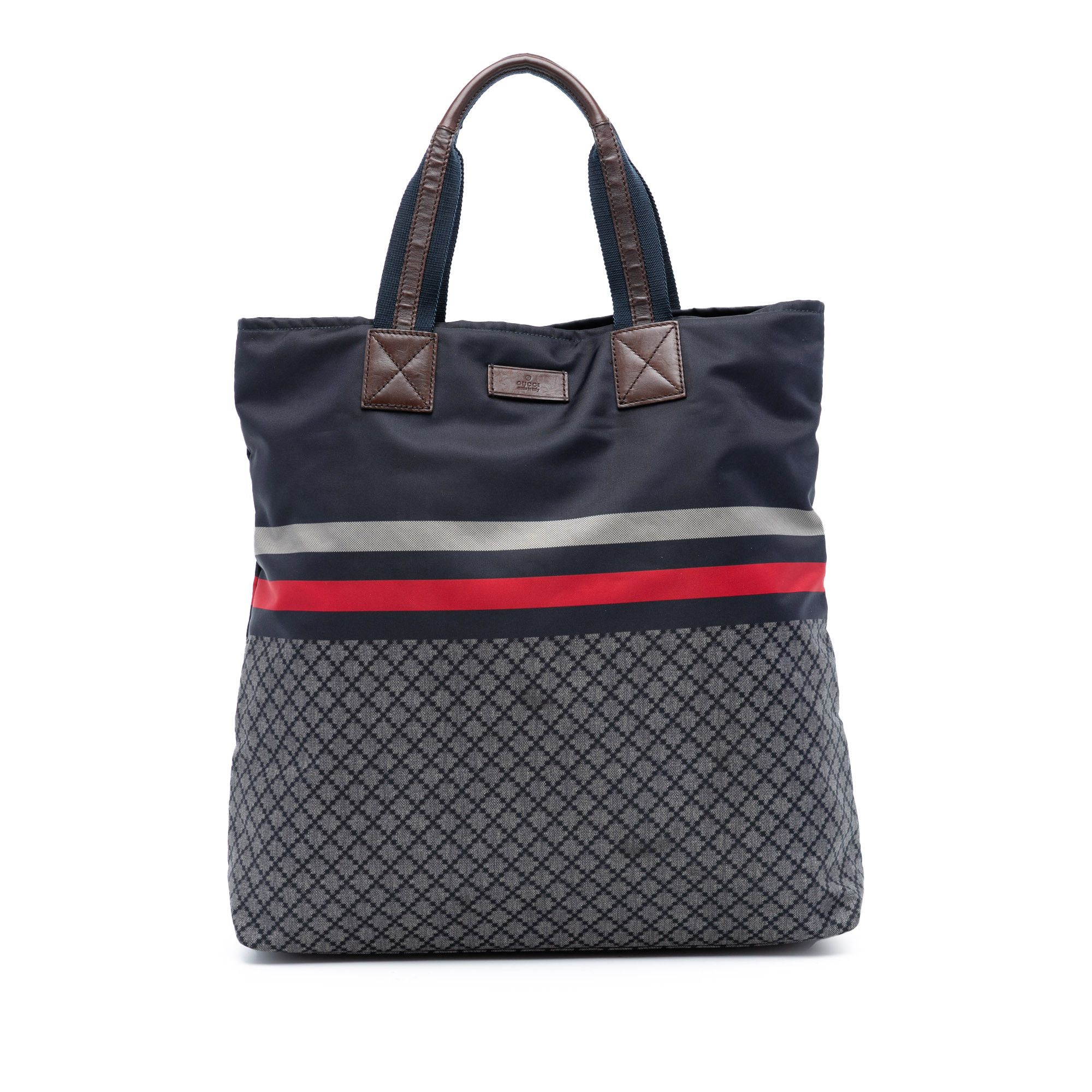 Gucci Diamante Web Nylon Tote