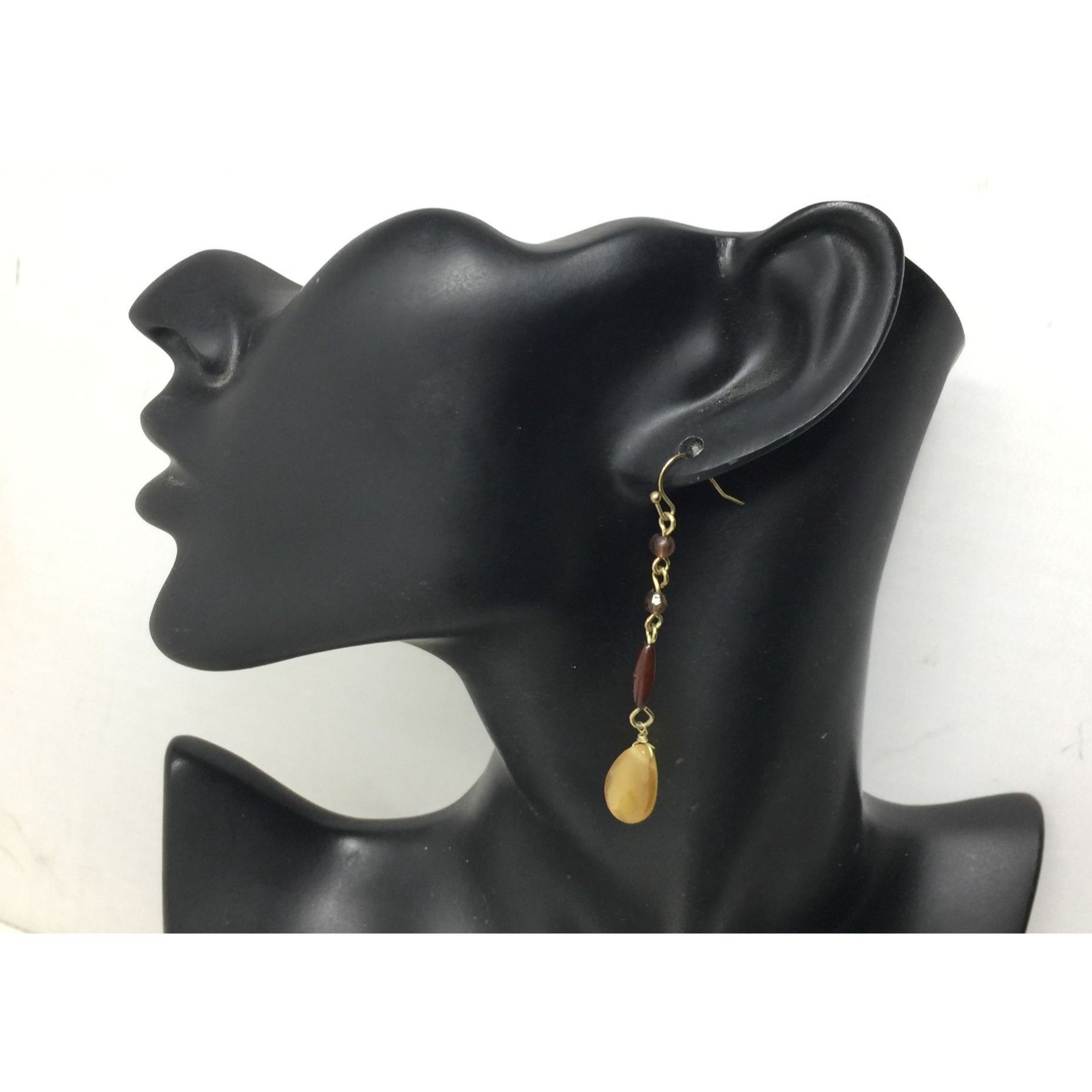 Other Women's Dangle/Drop Earrings - Gold Tone with Multi Colored Size ONE SIZE - 1 Thumbnail