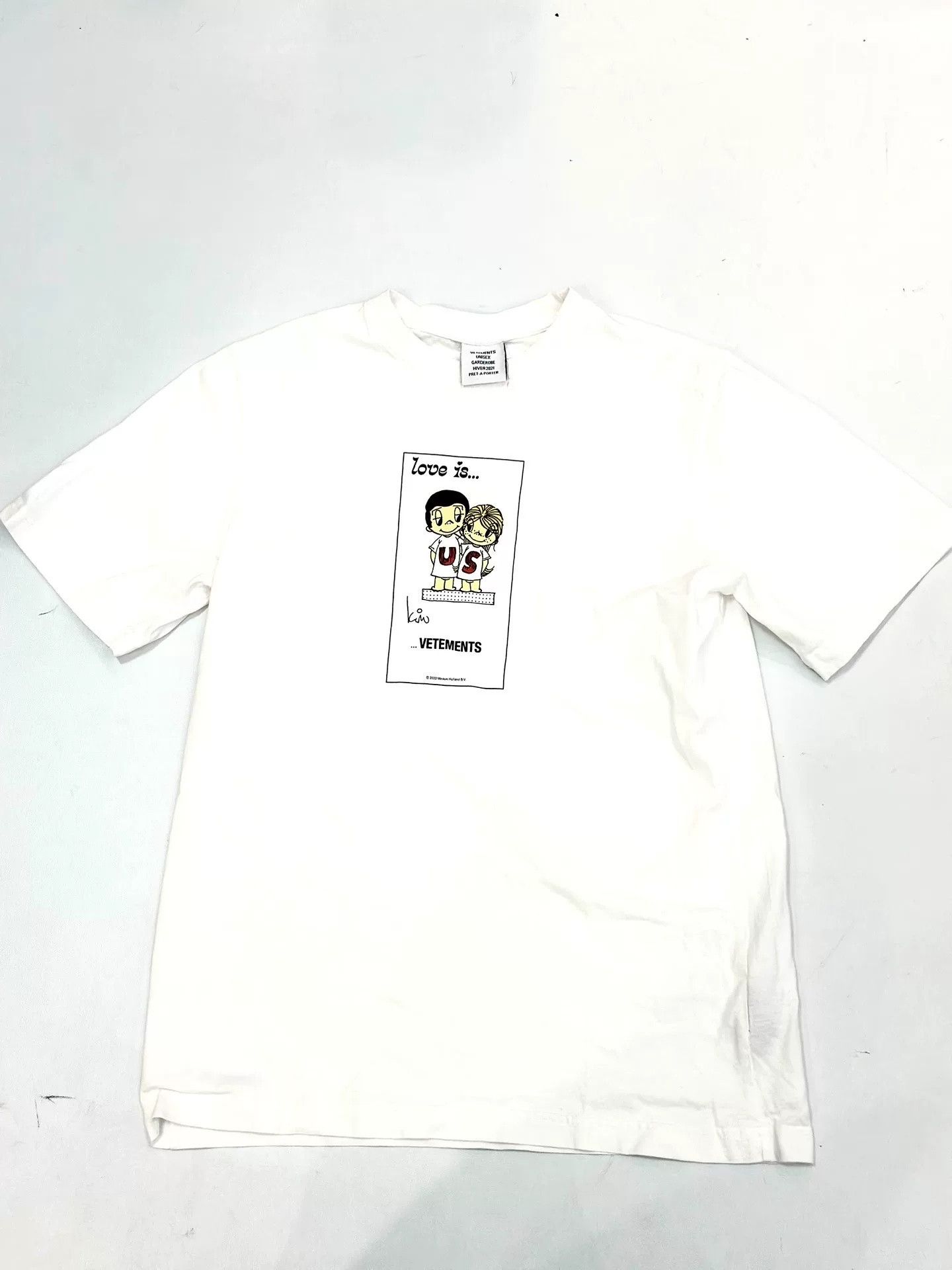 Vetements Vetements Cartoon Couple Head T-Shirt Size US XS / EU 42 / 0 - 1 Thumbnail