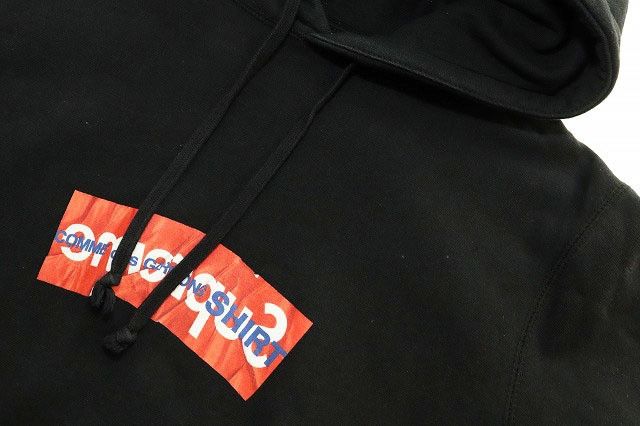 Supreme SUPREME × COMME des GARCONS 17SS BOX LOGO SWEATSHIRT Black M Size US M / EU 48-50 / 2 - 3 Thumbnail