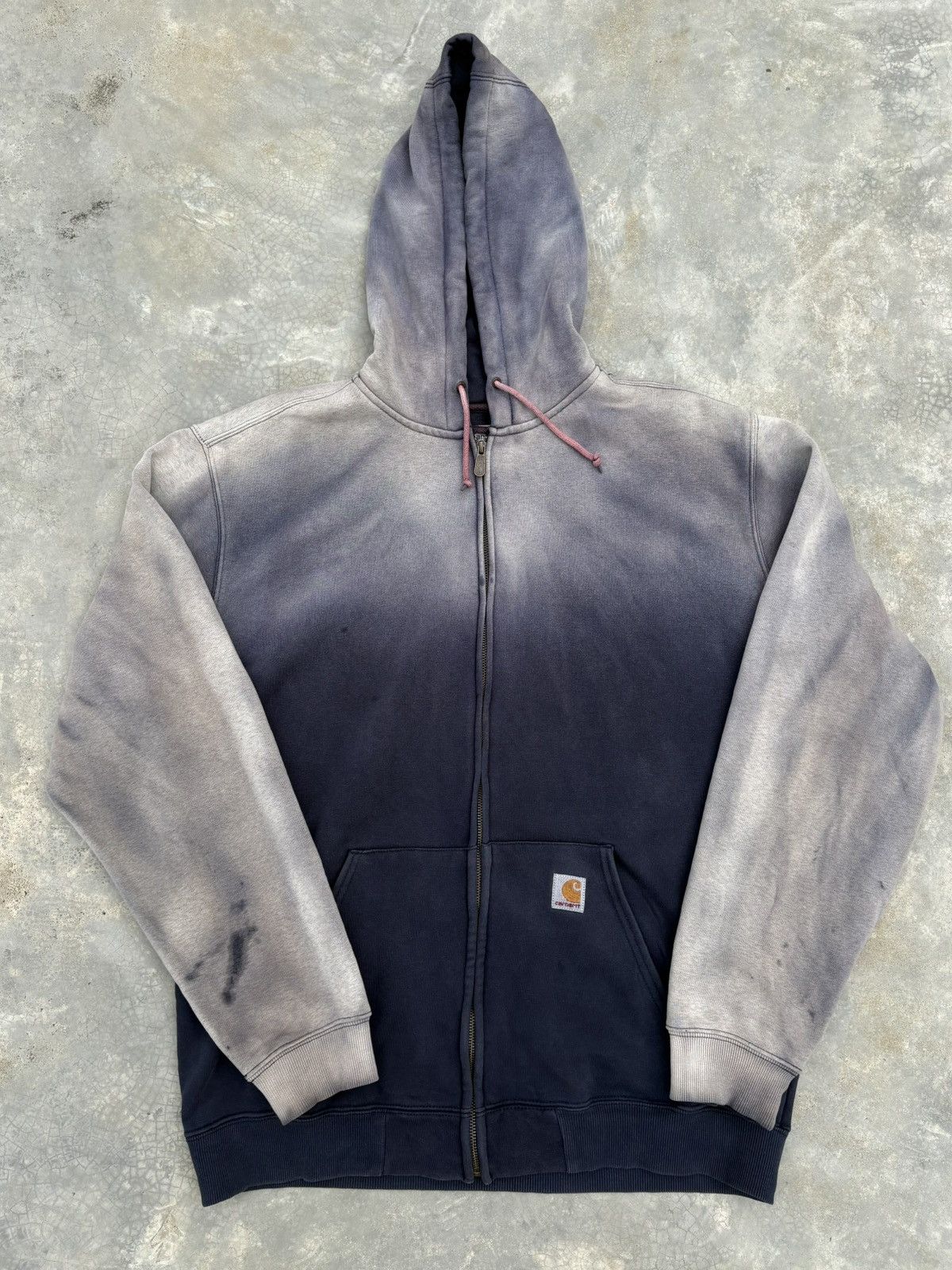 Carhartt Carhartt Zip Up Hoodie Sun-Faded Size US L / EU 52-54 / 3 - 4 Thumbnail