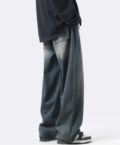 Japanese Brand × Jean American retro high street casual washed loose jeans Size US 32 / EU 48 - 5 Thumbnail