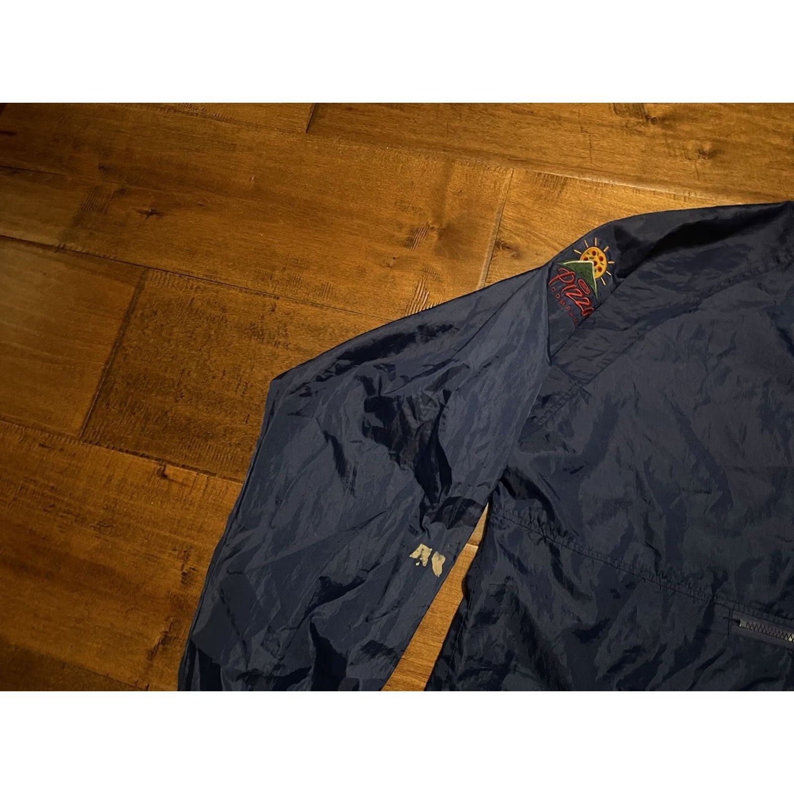 Vintage Vintage Kraft Cool Whip Pizza Company 1/2 Zip Pullover Anorak Light Jacket XL Men Blue Nylon Embroidered Logo Windshell Jacket Size US XL / EU 56 / 4 - 5 Thumbnail