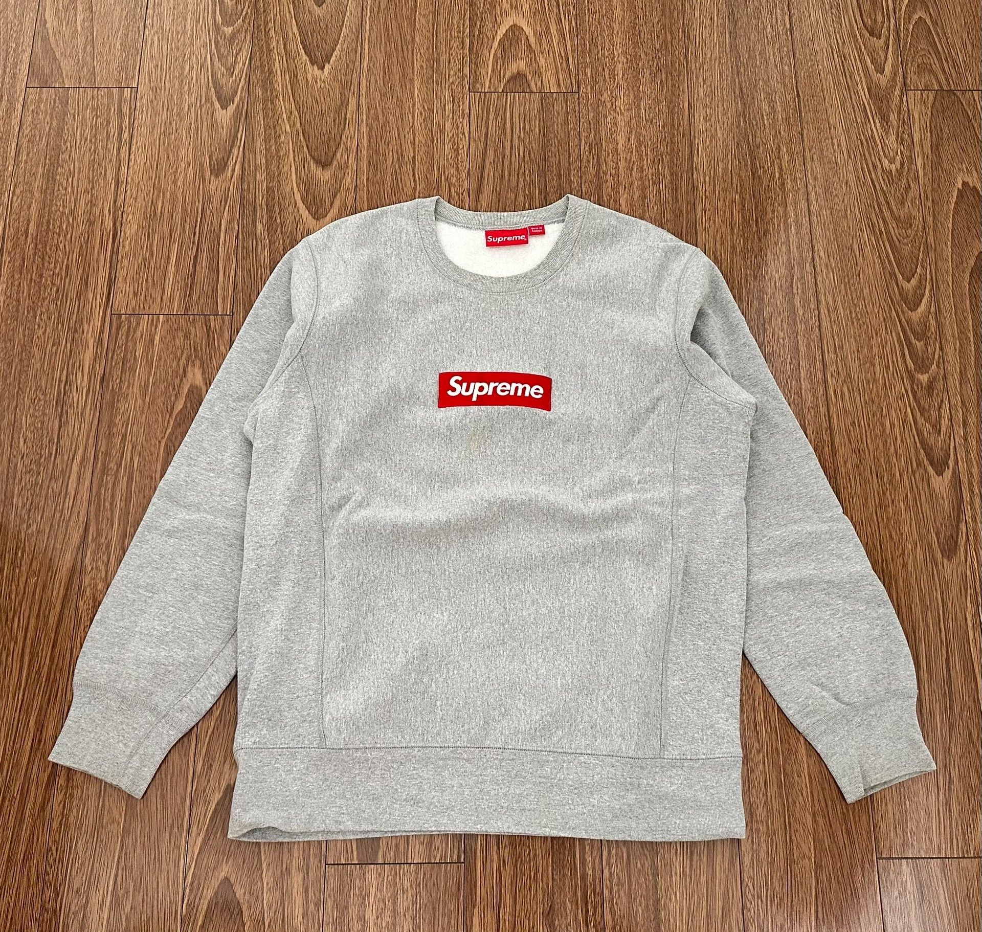 Supreme supreme box logo crewneck sweatshirt 18fw Size US L / EU 52-54 / 3 - 1 Thumbnail