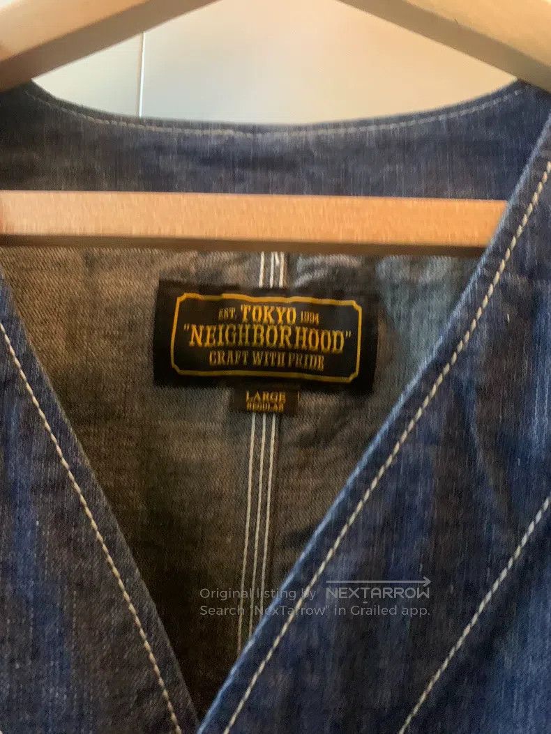 Neighborhood Neighborhood Denim Japanese-style Karate Jacket Size US L / EU 52-54 / 3 - 2 Thumbnail