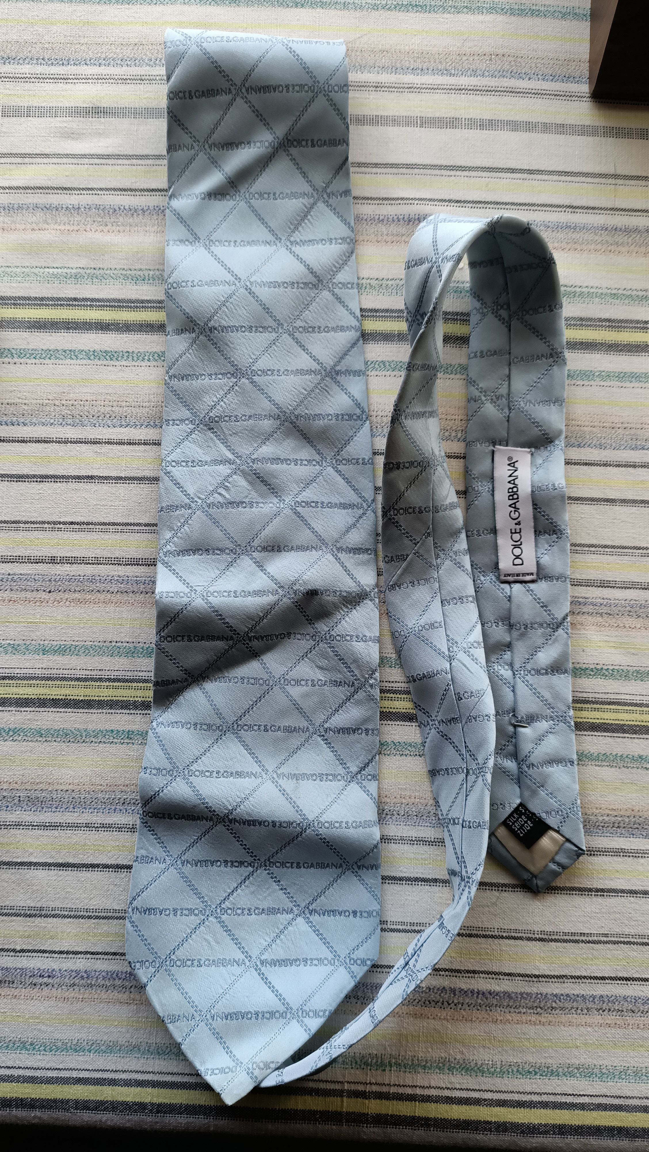 Dolce & Gabbana Monogram Dolce & Gabbana silk tie Size ONE SIZE - 1 Thumbnail