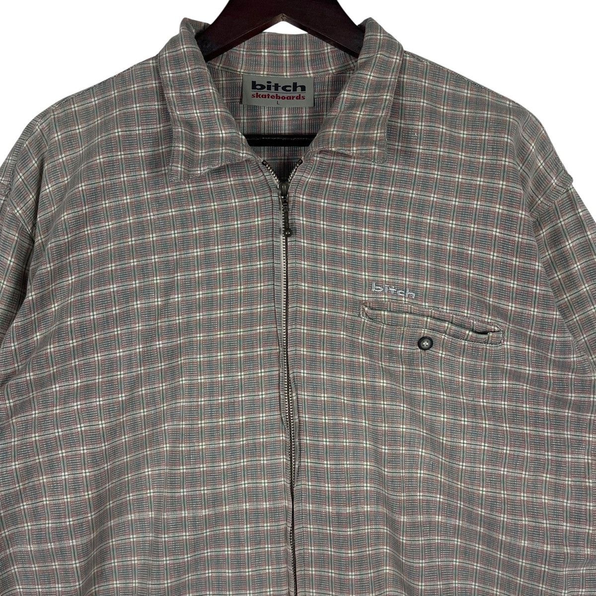 Girl Skateboards Vintage Bitch Skateboard Zip Up Shirt Size US L / EU 52-54 / 3 - 4 Thumbnail