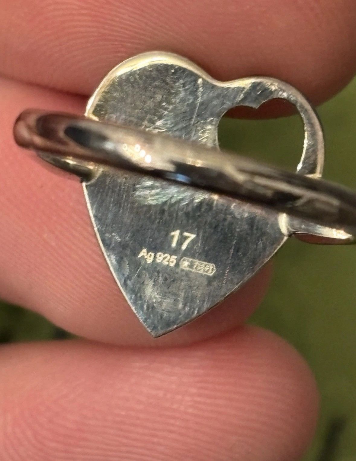 Gucci Gucci Heart Ring Cut Out Heart Size Gucci 17/US 8 Size ONE SIZE - 4 Thumbnail