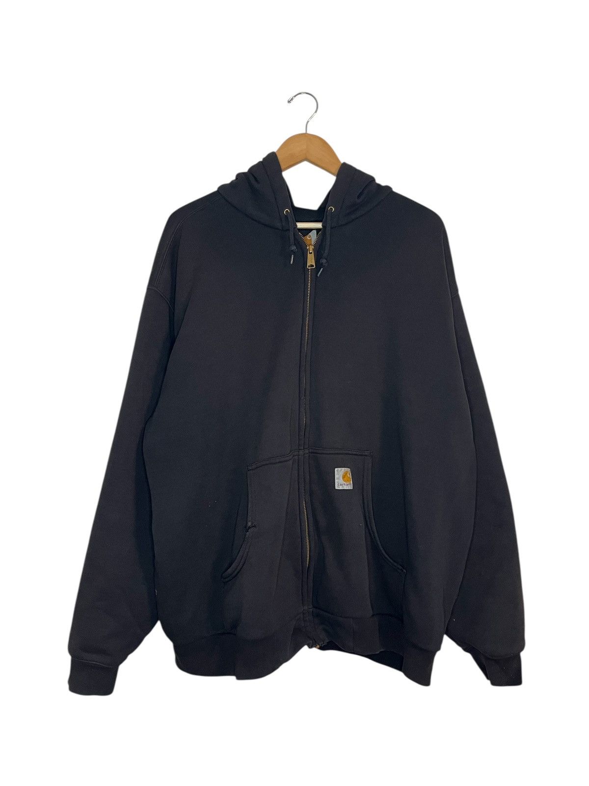 Carhartt × Vintage Vintage Carhartt J149 Thermal Lined Insulated Zip Up Hoodie Size US XXL / EU 58 / 5 - 1 Thumbnail