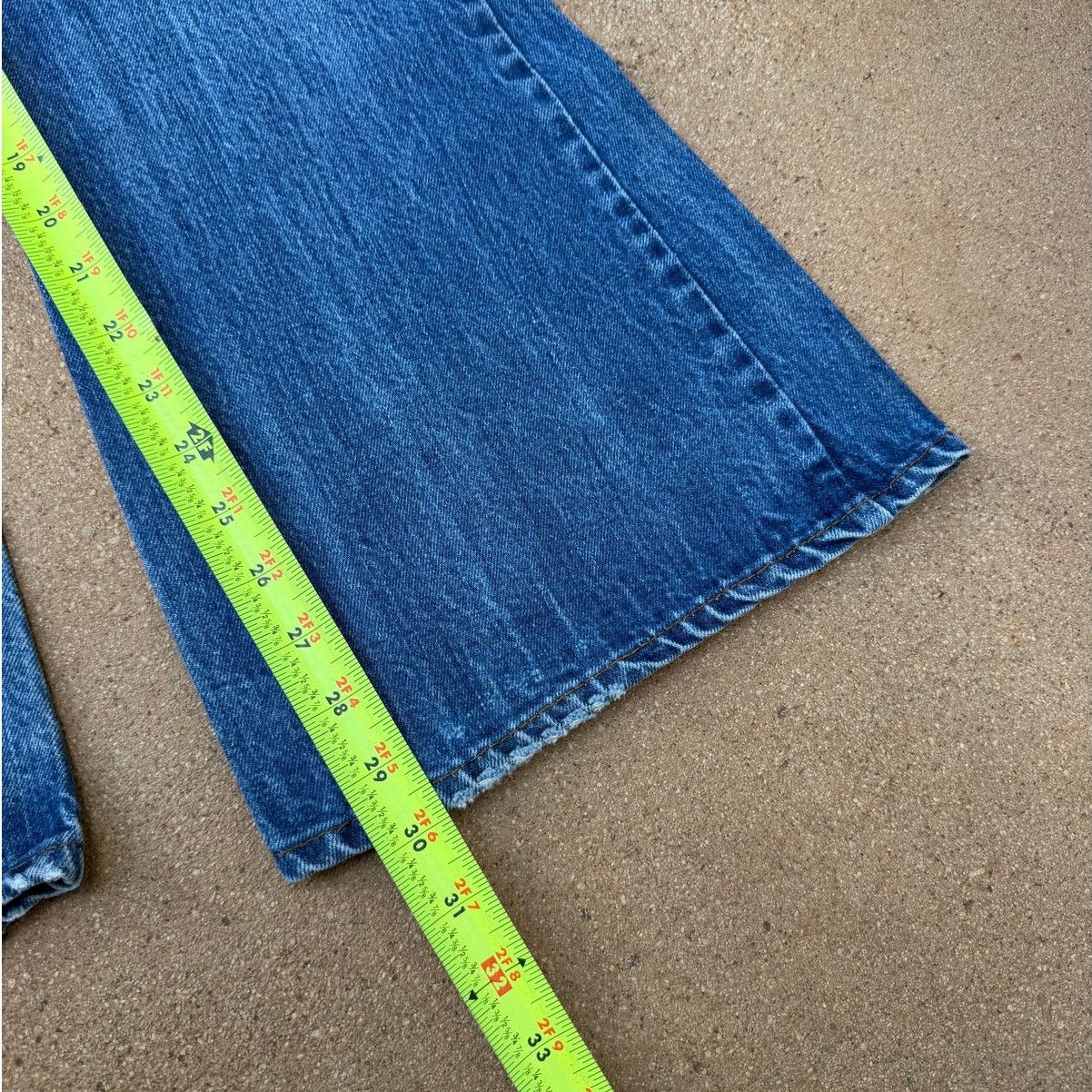 Levi's Vtg 80's Levi's 684 Orange Tab Bellbottom Flare Jeans 27x30 Size 27" / US 4 / IT 40 - 10 Thumbnail