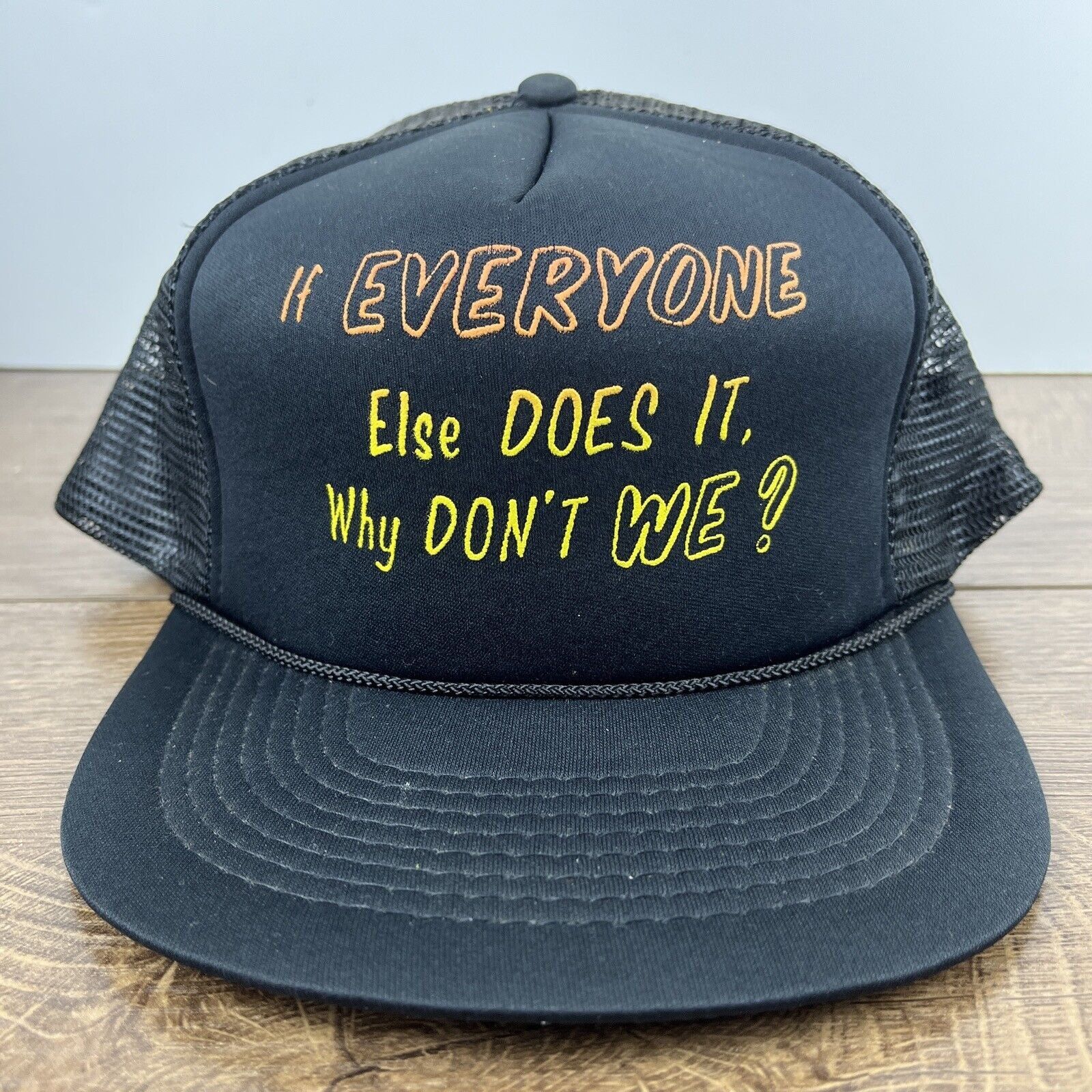 Other If Everyone Does It Hat Why Don’t We Snapback Adjustable Adu Size ONE SIZE - 5 Thumbnail
