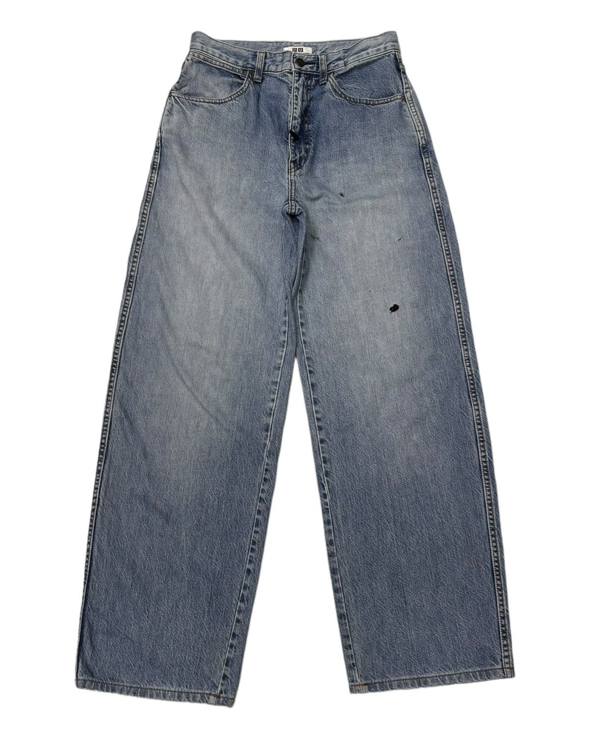 Undercover × Uniqlo VINTAGE UNIQLO U WIDE BAGGY JEANS Size US 27 - 1 Thumbnail