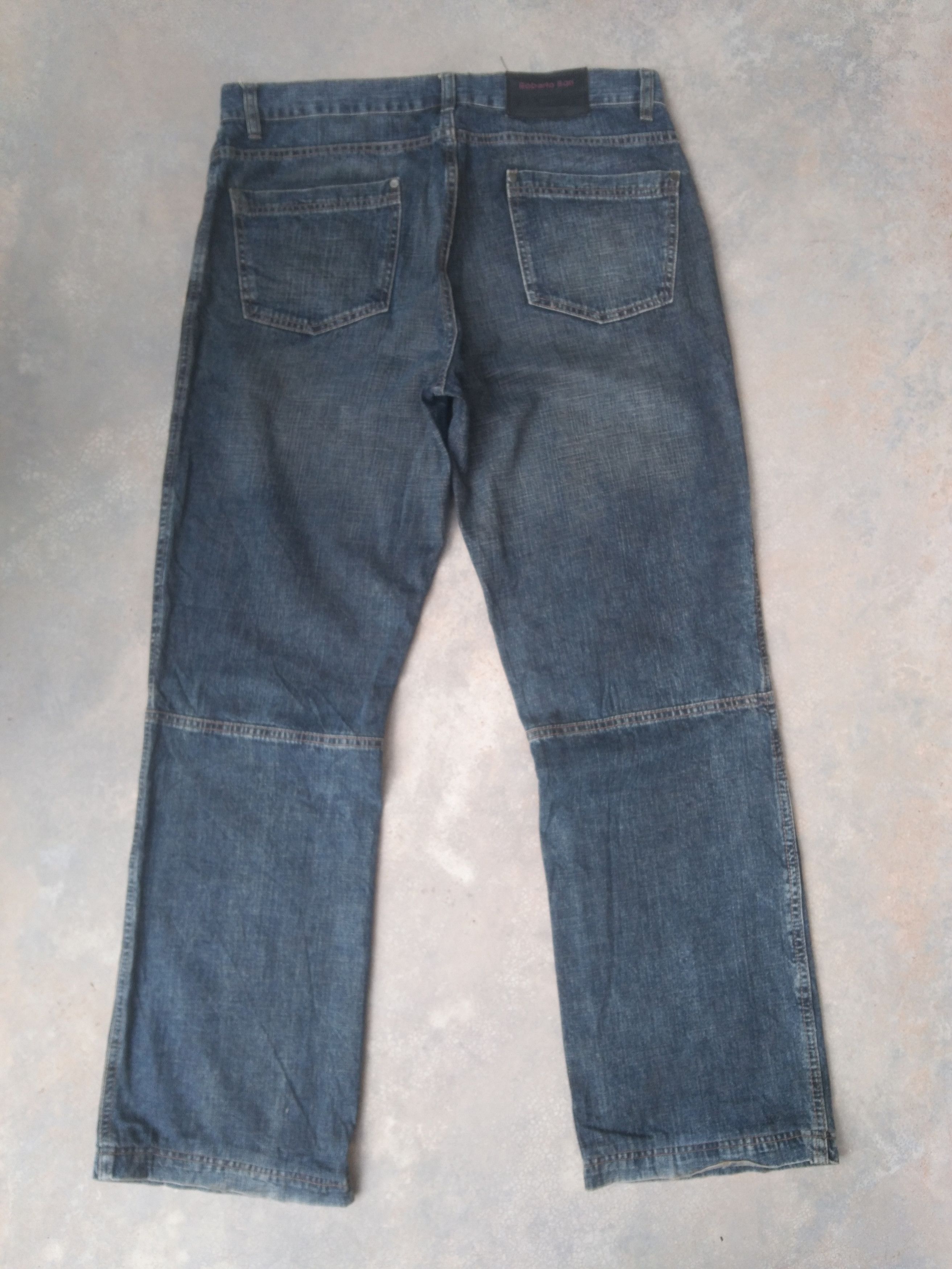 Vintage Vintage Washed Roberto Bari Straight Leg Jeans 36x32 Size US 36 / EU 52 - 2 Thumbnail
