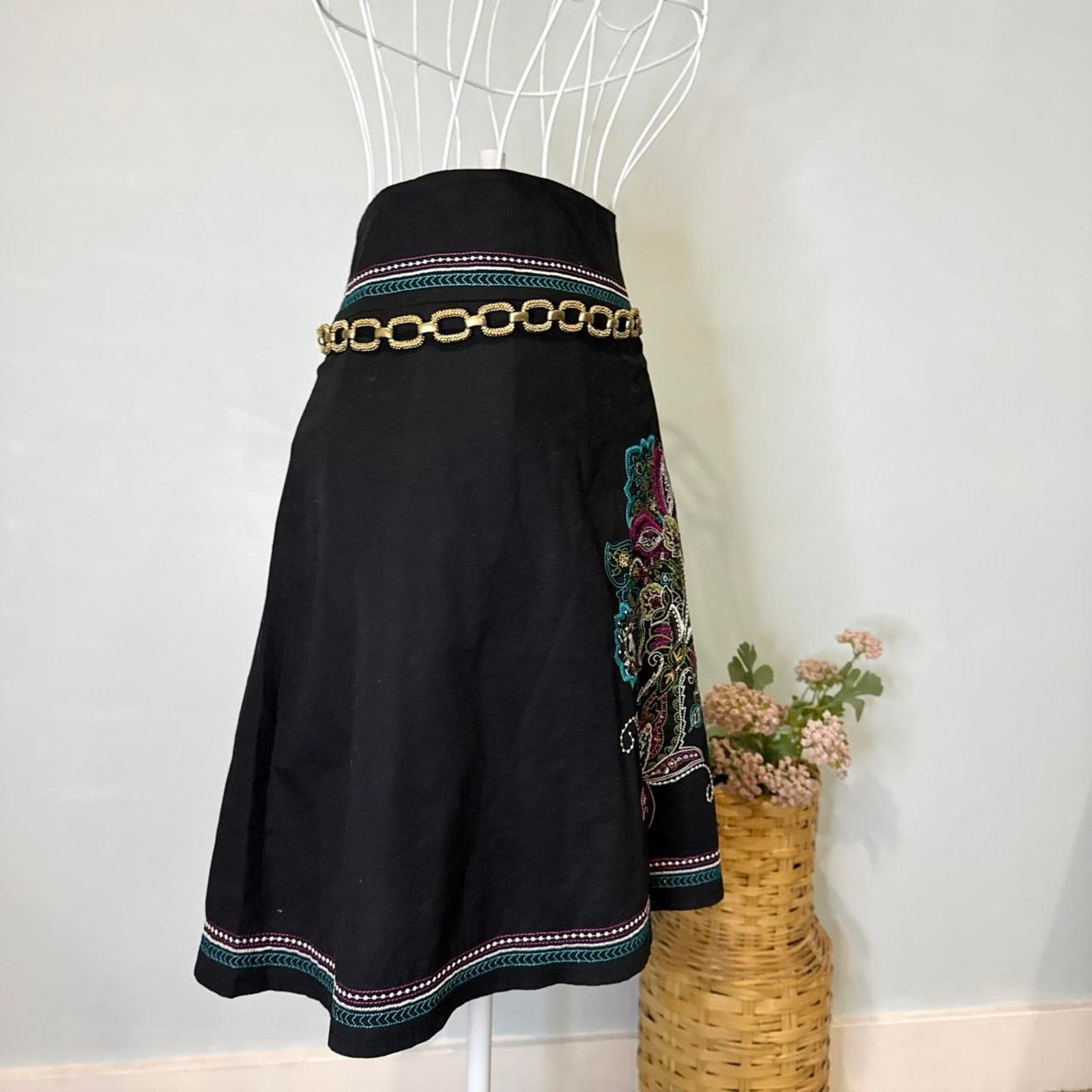 Other The perfect fairy vintage y2k heart soul black skirt Size 32" / US 10 / IT 46 - 5 Thumbnail