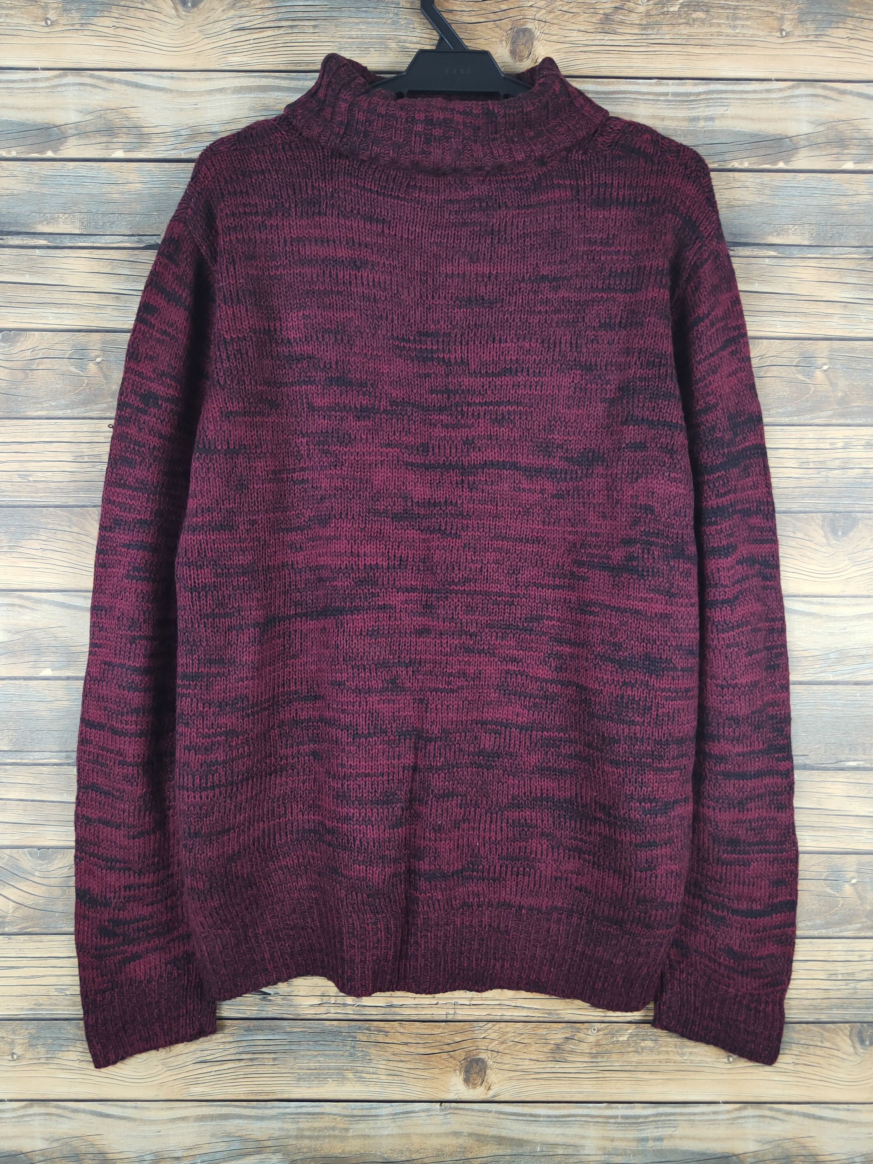 Japanese Brand Jill Blaze Maroon Knitwear Sweatshirts #W1093 Size US L / EU 52-54 / 3 - 7 Thumbnail