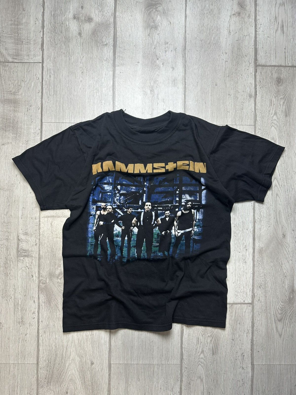 Pre-owned Band Tees Rammstein Vintage Band Tee In Black