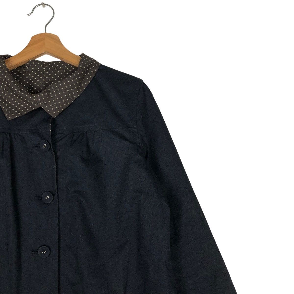 Issey Miyake 🔥Vtg Long Jacket Pou Dou Dou Japan Polkadot Lining Size US M / EU 48-50 / 2 - 6 Thumbnail