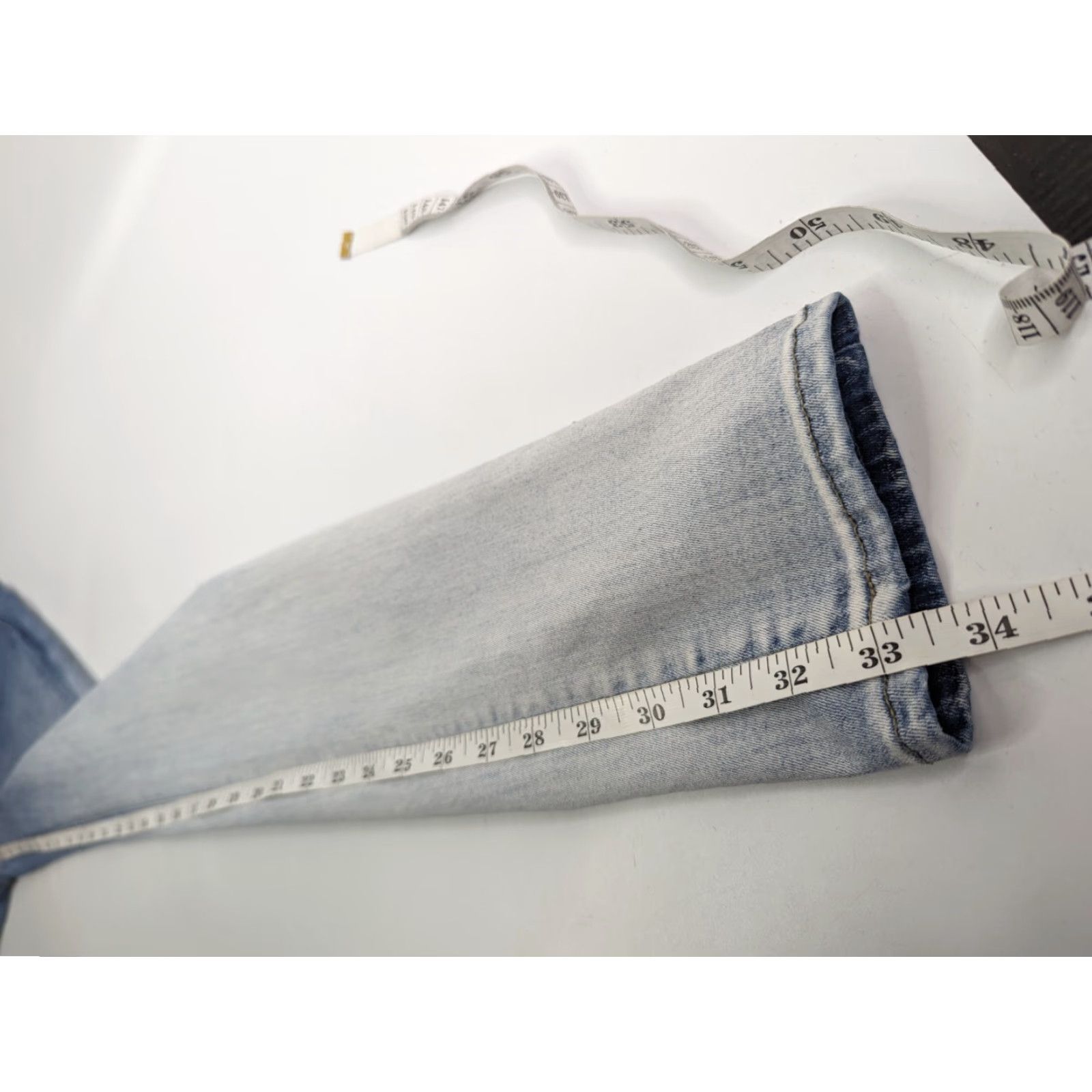 Uniqlo VINTAGE Uniqlo Jeans Dip Tye Ombré Mid Rise Skinny Tapered 27x33 Ultra Stretch Size 27" / US 4 / IT 40 - 6 Thumbnail