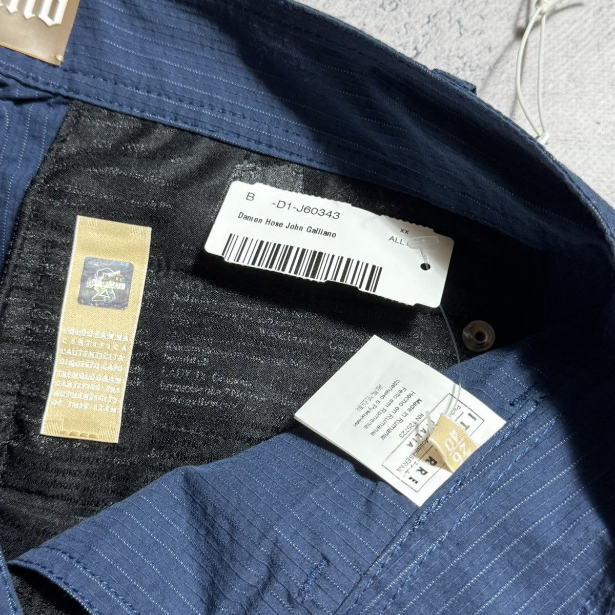 John Galliano NEW Galliano 00s Rare Cargo Pants Size 26" / US 2 / IT 38 - 10 Thumbnail