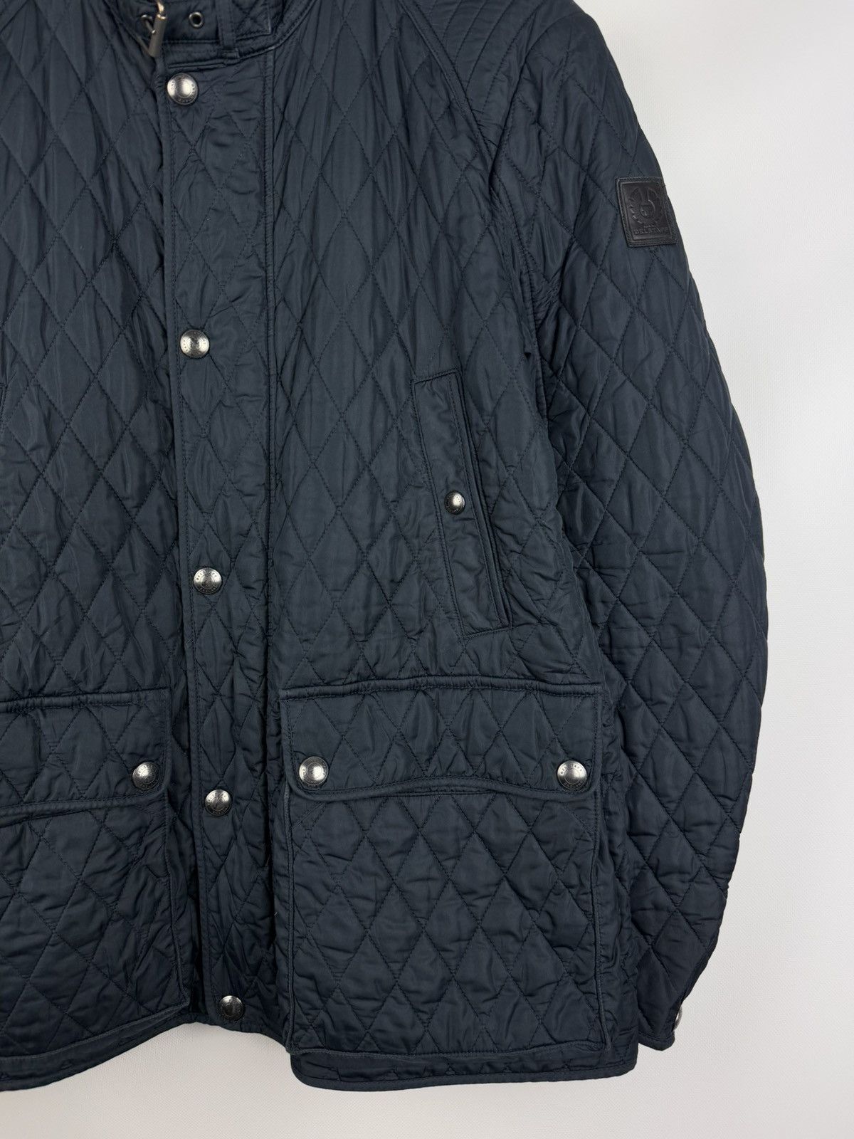 Belstaff Belstaff Men’s Quilted Jacket Size 56 Navy Size US XL / EU 56 / 4 - 4 Thumbnail