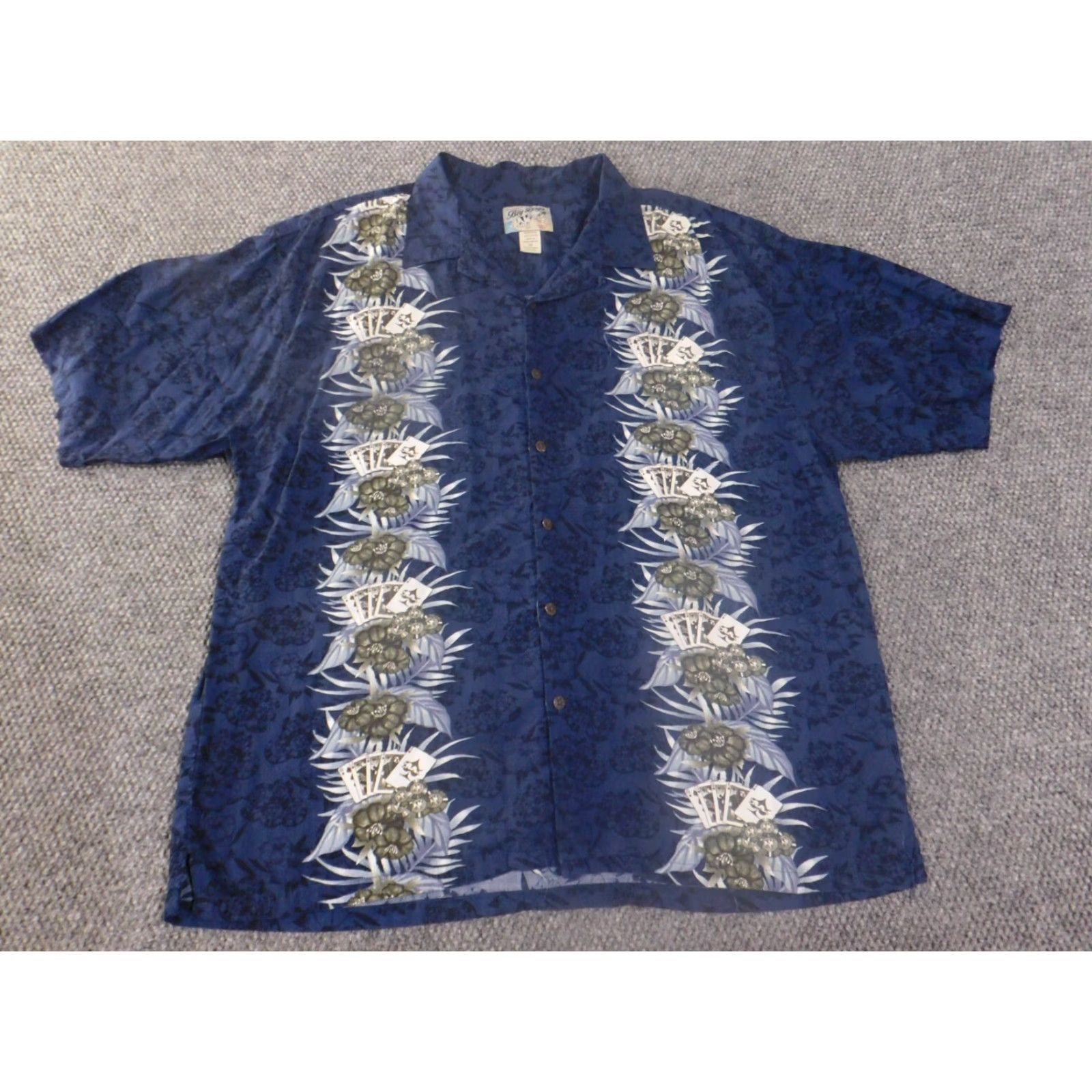 Big Dogs Big Dogs Shirt 2XL Men Floral Button Short Sleeve Knit Cotton Blue 2XL Regular T-Shirt Dog Vintage No-iron Breathable Easy Care Size US XXL / EU 58 / 5 - 2 Thumbnail