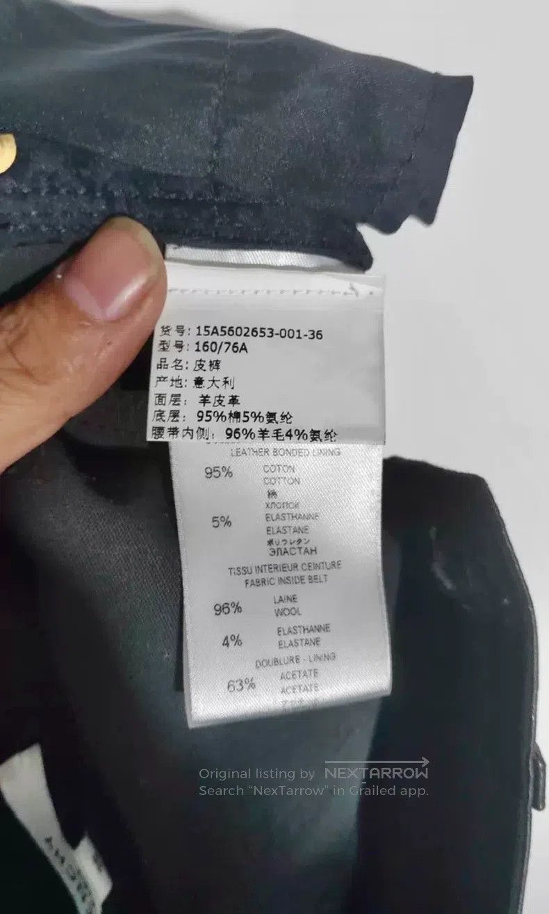Givenchy Givenchy SizeM Leather Pants Size US 29 - 5 Thumbnail