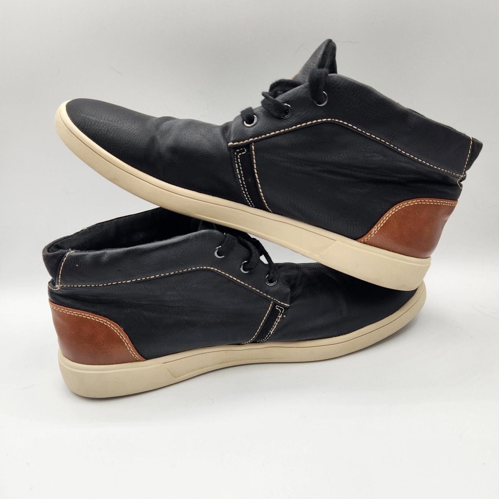 Steve Madden Steve Madden Kobe Black Brown Leather Shoes Size 10 Size US 10 / EU 43 - 9 Thumbnail