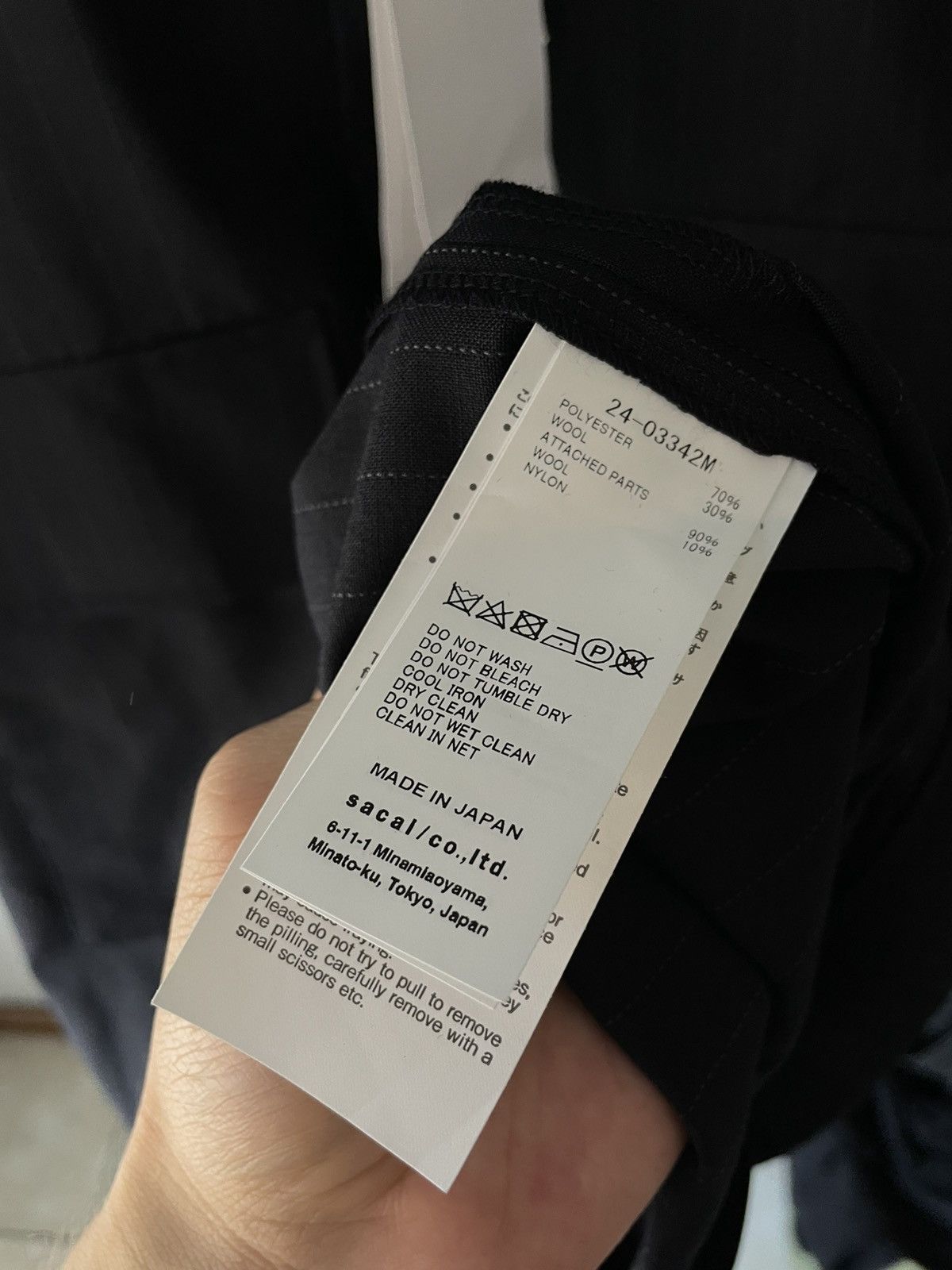 Sacai SACAI CHALK STRIPE SHIRT Size US L / EU 52-54 / 3 - 8 Thumbnail