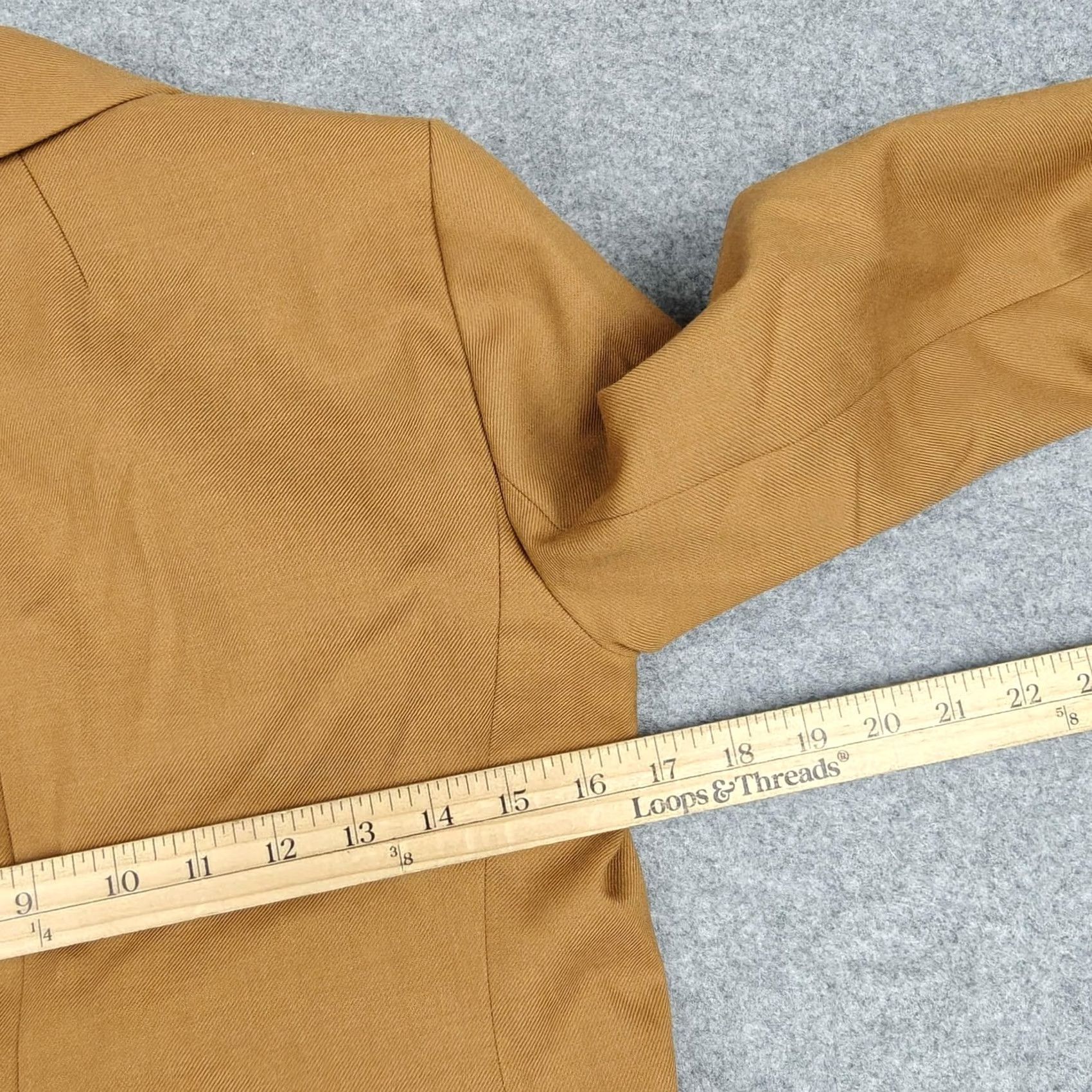 J.Crew J.CREW Blazer Womens 2 Brown Wool Blend Shawl Collar One Button Lined Jacket Size XS / US 0-2 / IT 36-38 - 7 Thumbnail