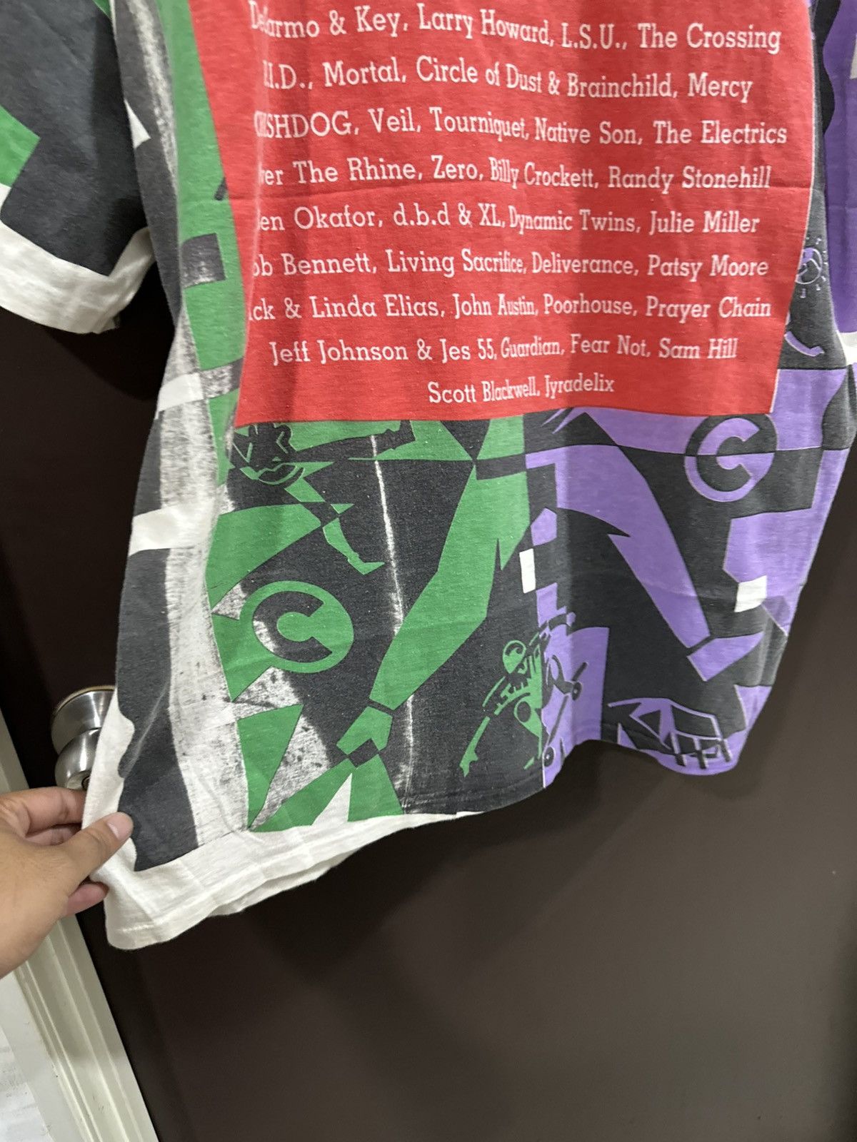 Band Tees × Vintage Vintage 1993 Corner Stones Festival AOP Shirt Size US XL / EU 56 / 4 - 14 Thumbnail