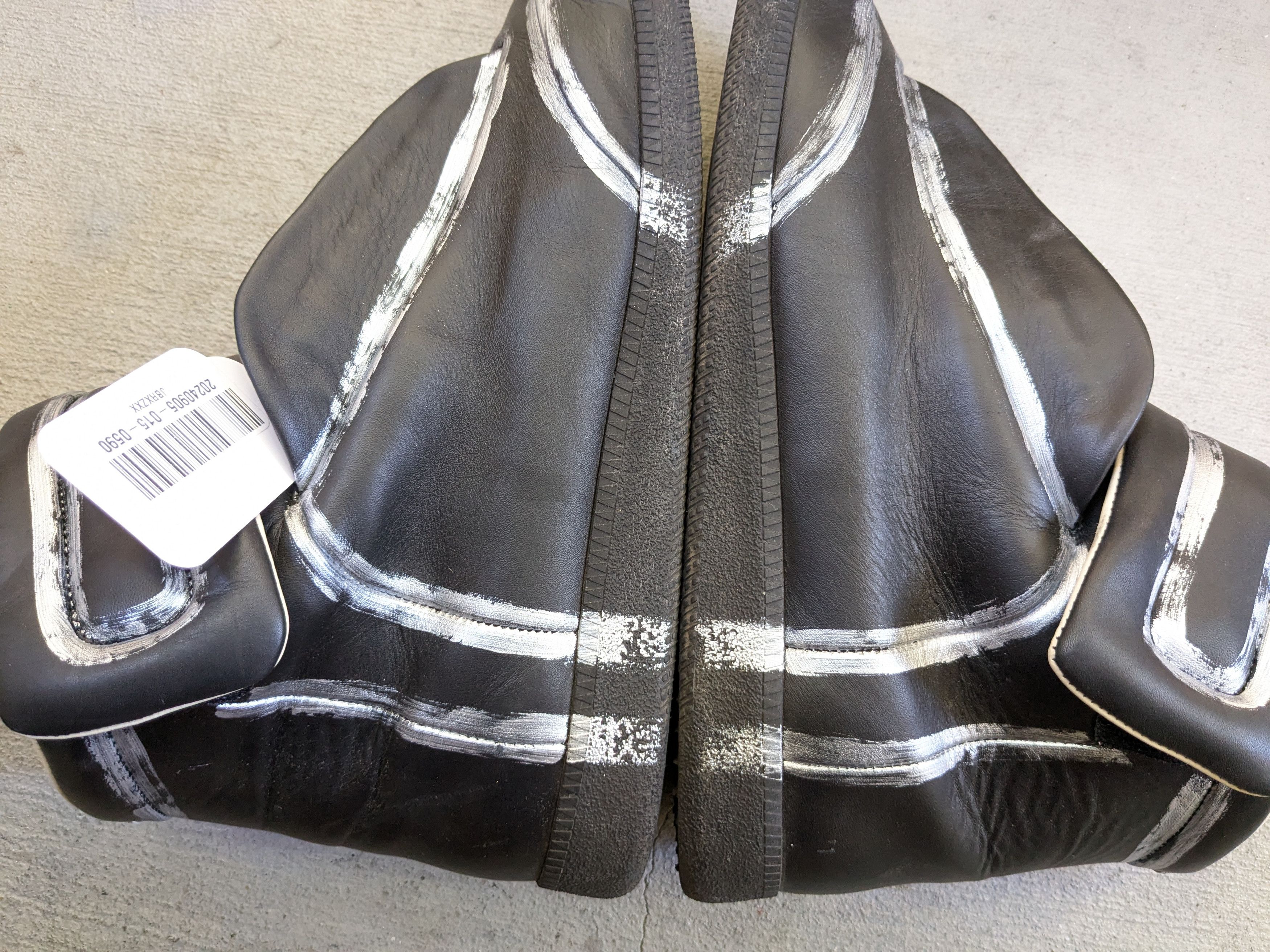 Maison Margiela Maison Margiela Future Black Silver 13 46 Tops Leather Size US 13 / EU 46 - 12 Thumbnail