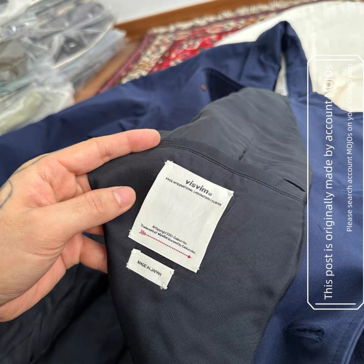 Visvim Sz 3 Visvim 22AW Hergé TT Coat mo.jos2323 Size US L / EU 52-54 / 3 - 7 Thumbnail