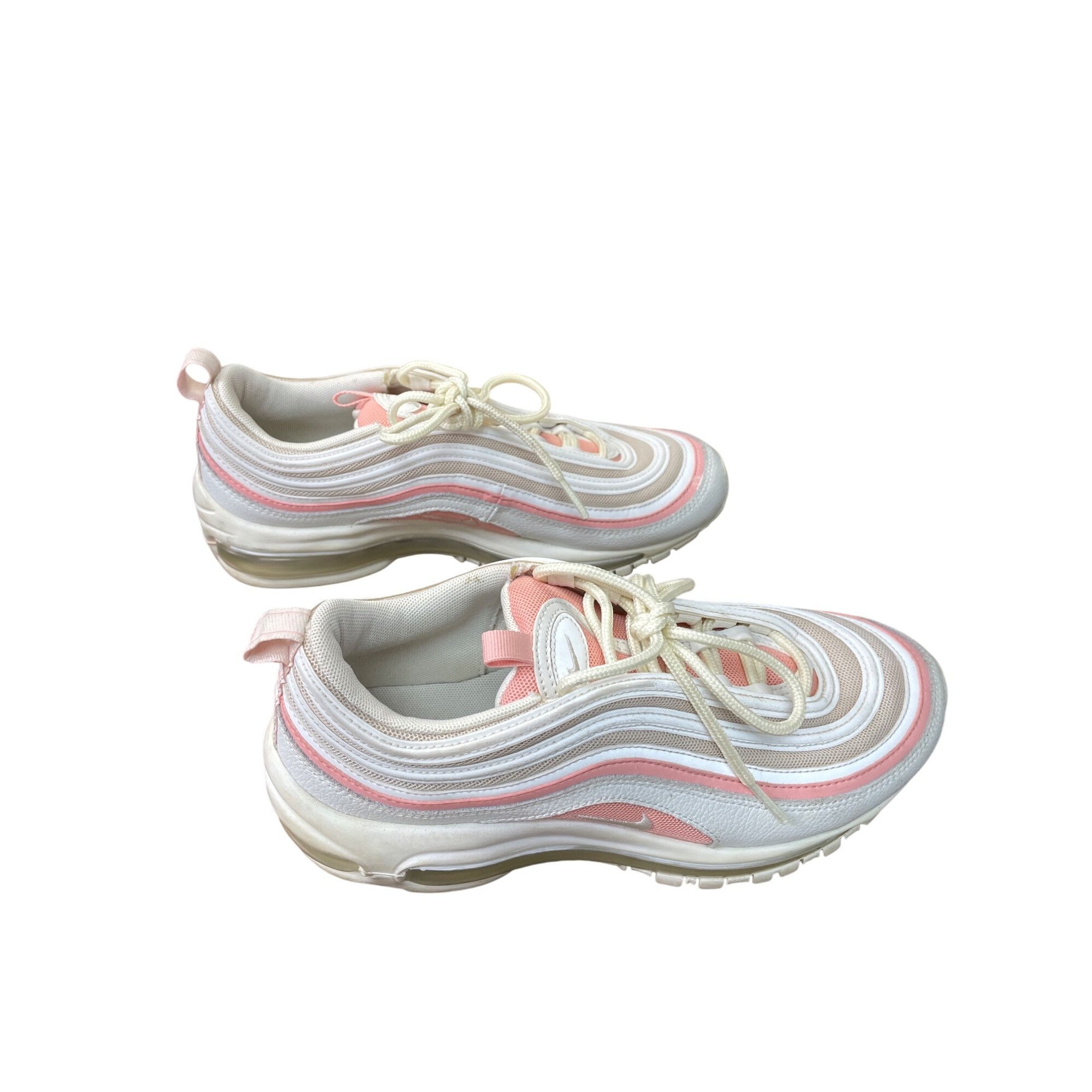 Nike Nike Air Max 97 Womens Summit White coral low top sneakers s Size US 8.5 / IT 38.5 - 4 Thumbnail