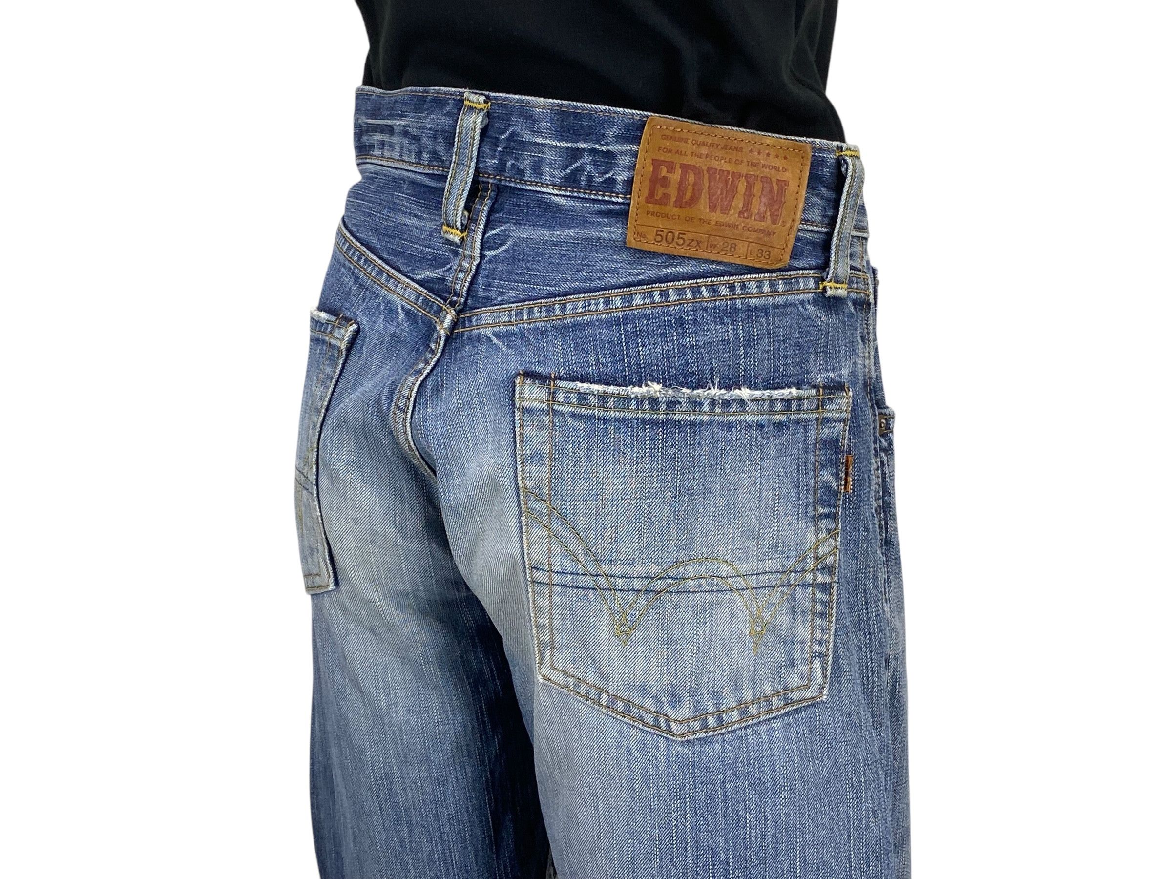 Edwin Edwin Selvedge Denim Jeans Light Wash Selvedge Pants Japan Size US 28 / EU 44 - 6 Thumbnail