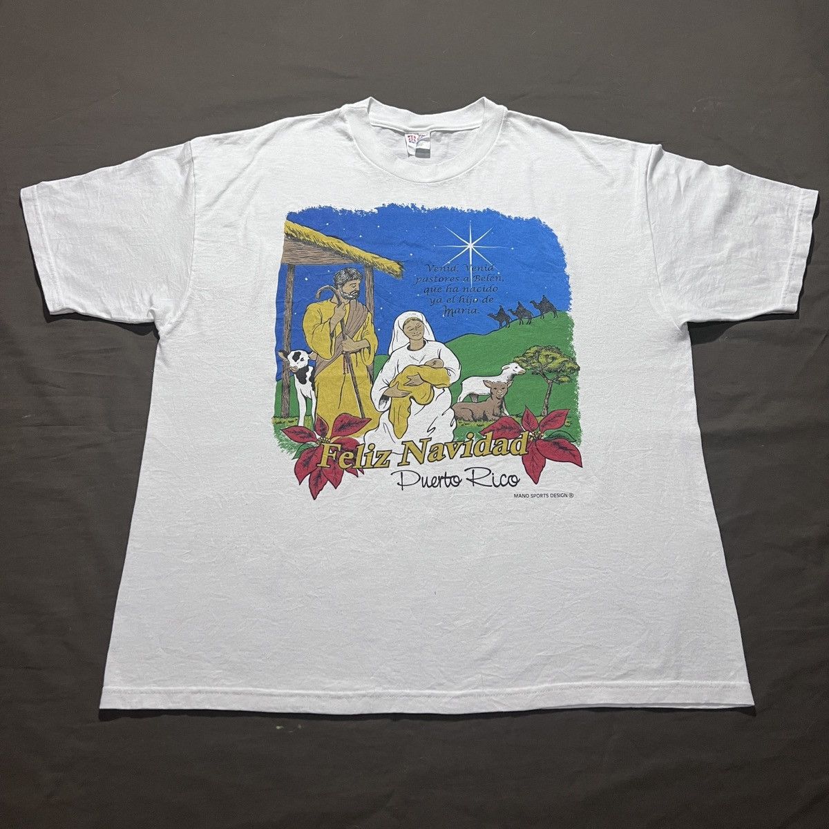 Vintage Vintage 90s Mary God Jesus Bible Holy Tee XL Size US XL / EU 56 / 4 - 2 Thumbnail
