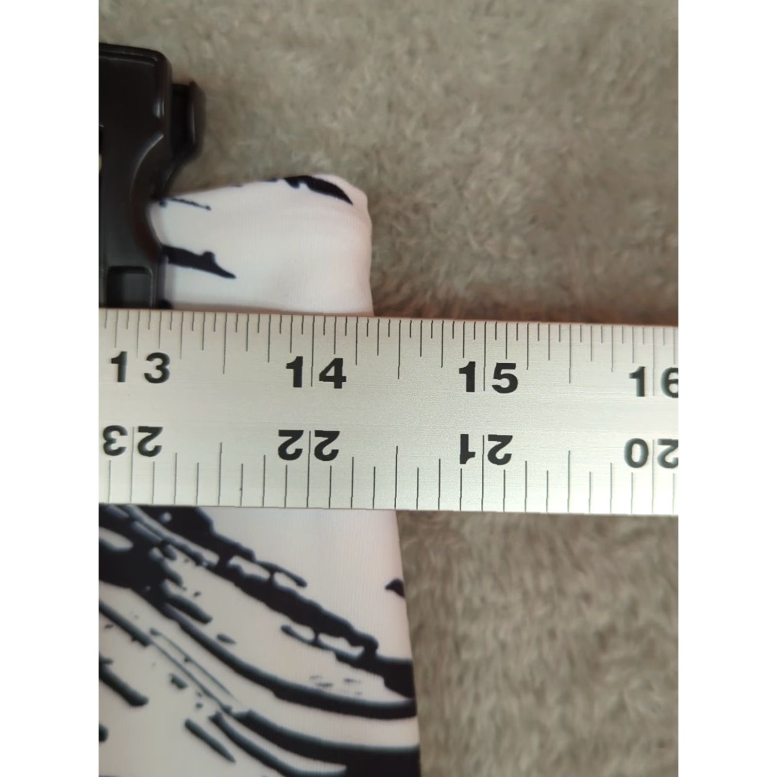 Vintage Ziya Active Safari Brilliant Leggings Zebra Black White High Rise 12 Women Size 34" / US 12 / IT 48 - 2 Thumbnail
