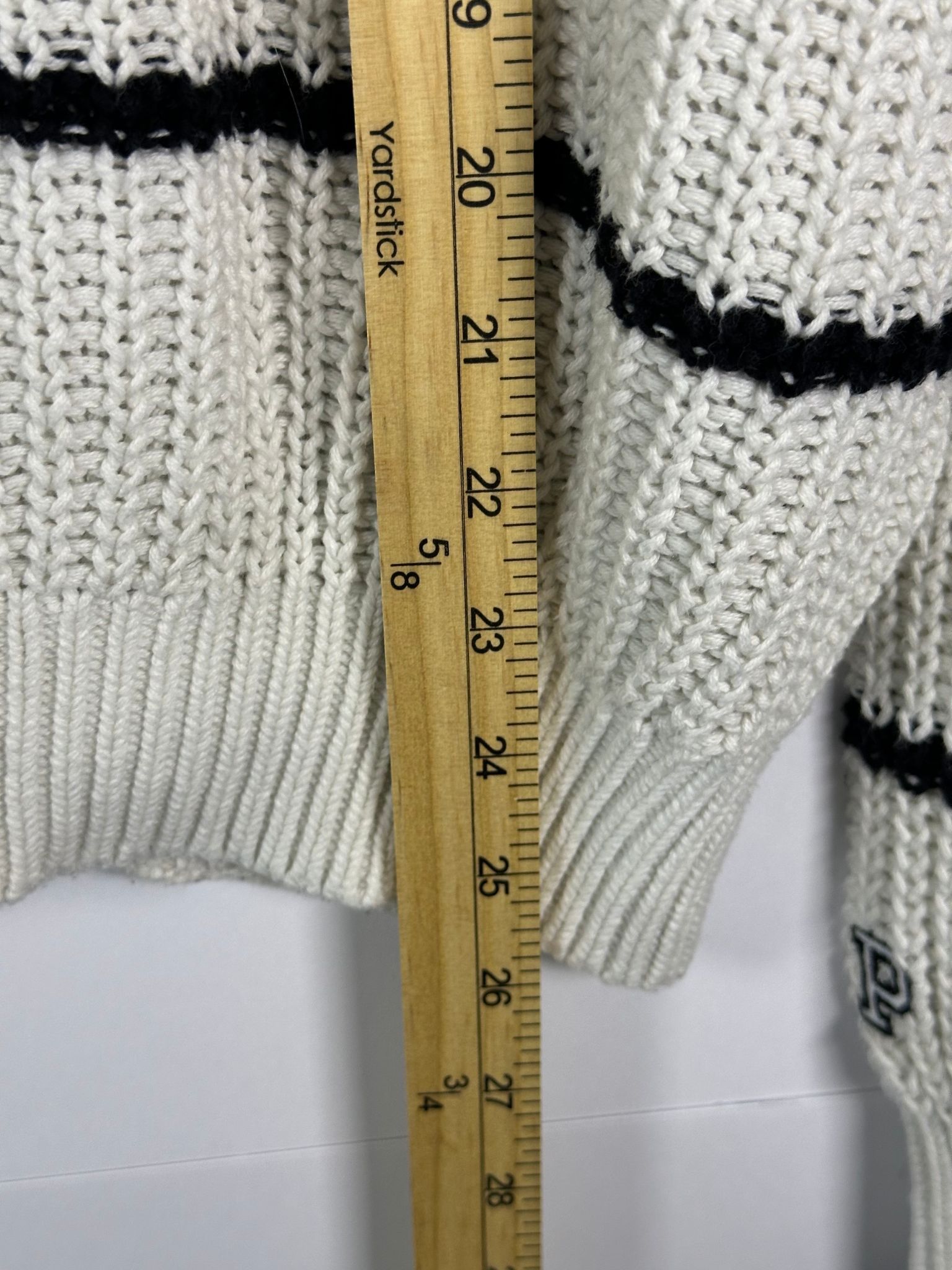 Other Forenza Sweater Womens S Striped Crewneck Pullover White Size S / US 4 / IT 40 - 5 Thumbnail