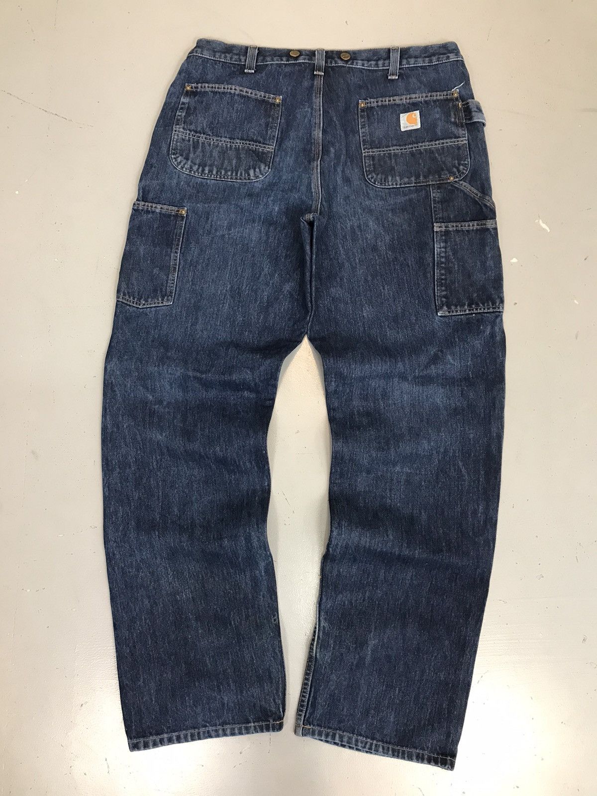 Carhartt × Vintage Vintage Carhartt double knee 103890 l10 denim Size US 36 / EU 52 - 7 Thumbnail