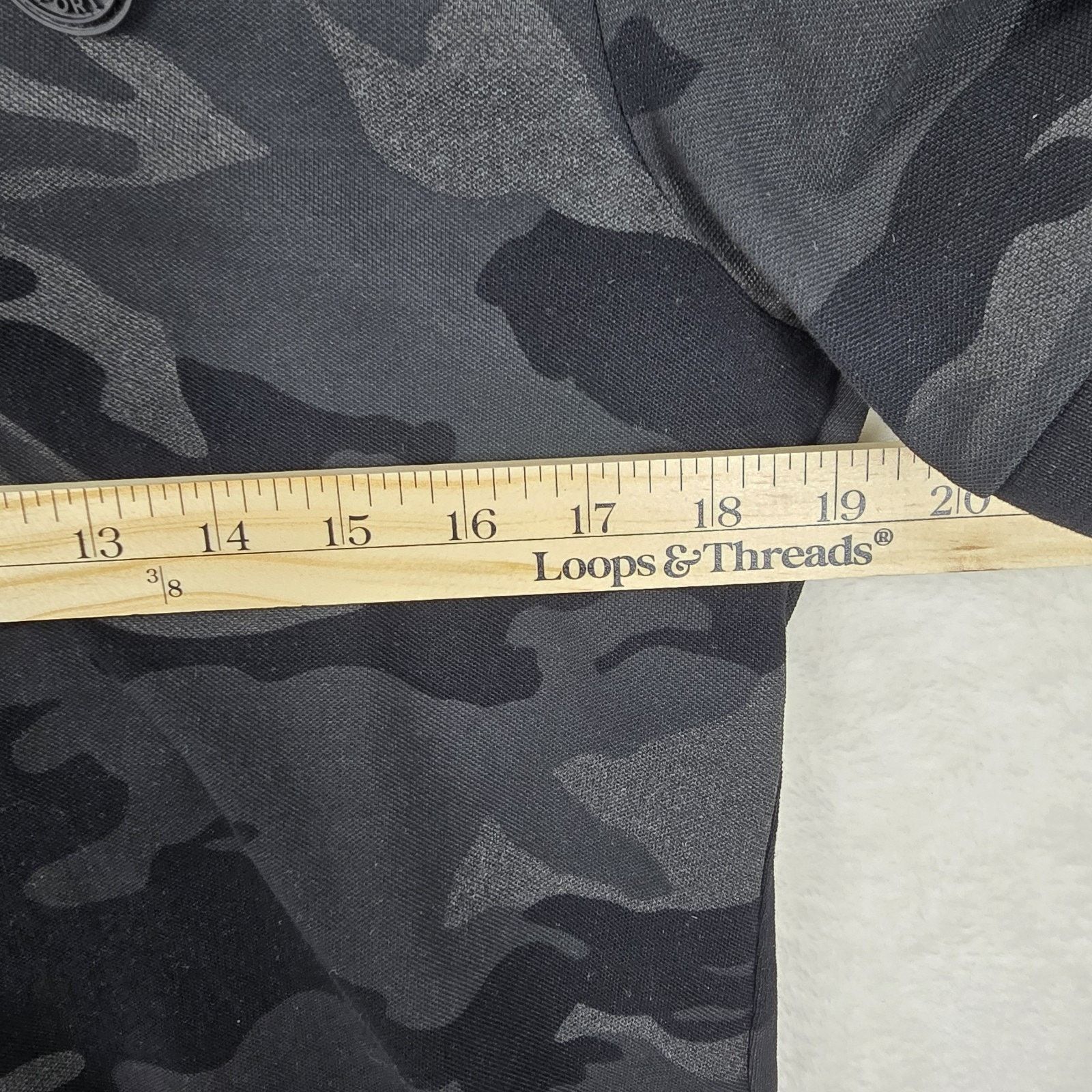 The Kooples Kooples X Sport Black Slim Fit Camouflage Polo Shirt Medium Size US M / EU 48-50 / 2 - 7 Thumbnail