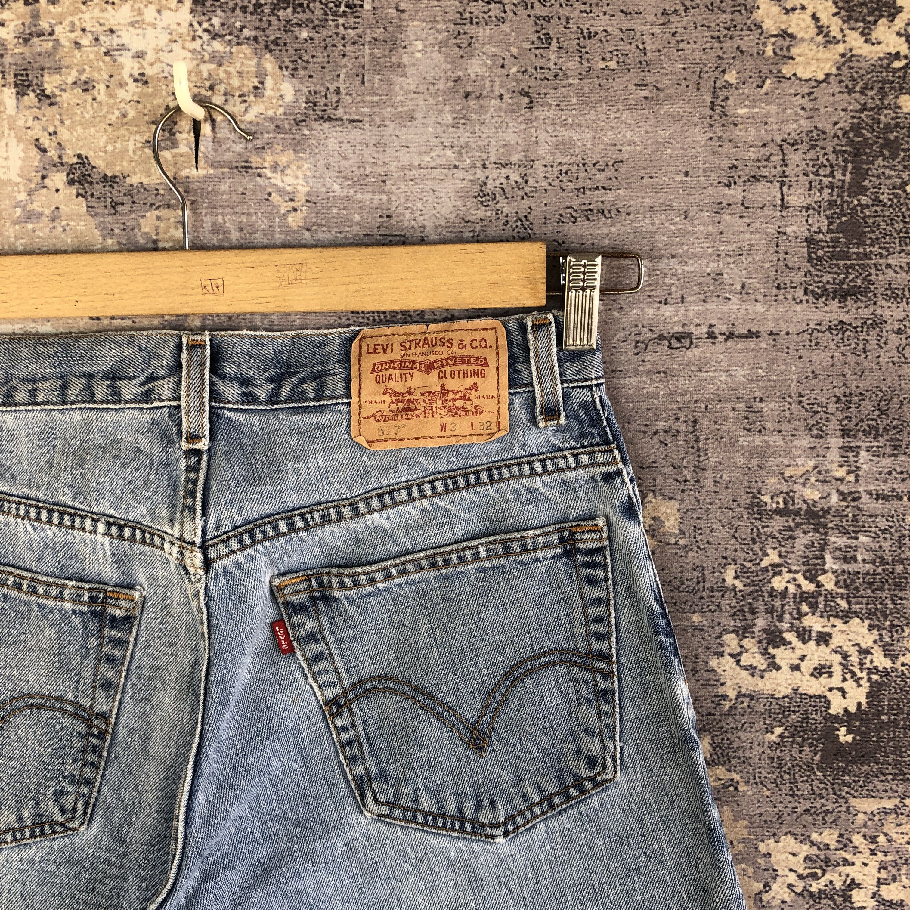 Levi's Vintage Levis 517 Jeans Flare Bootcut Denim Wide Leg Pants Size US 30 / EU 46 - 5 Thumbnail
