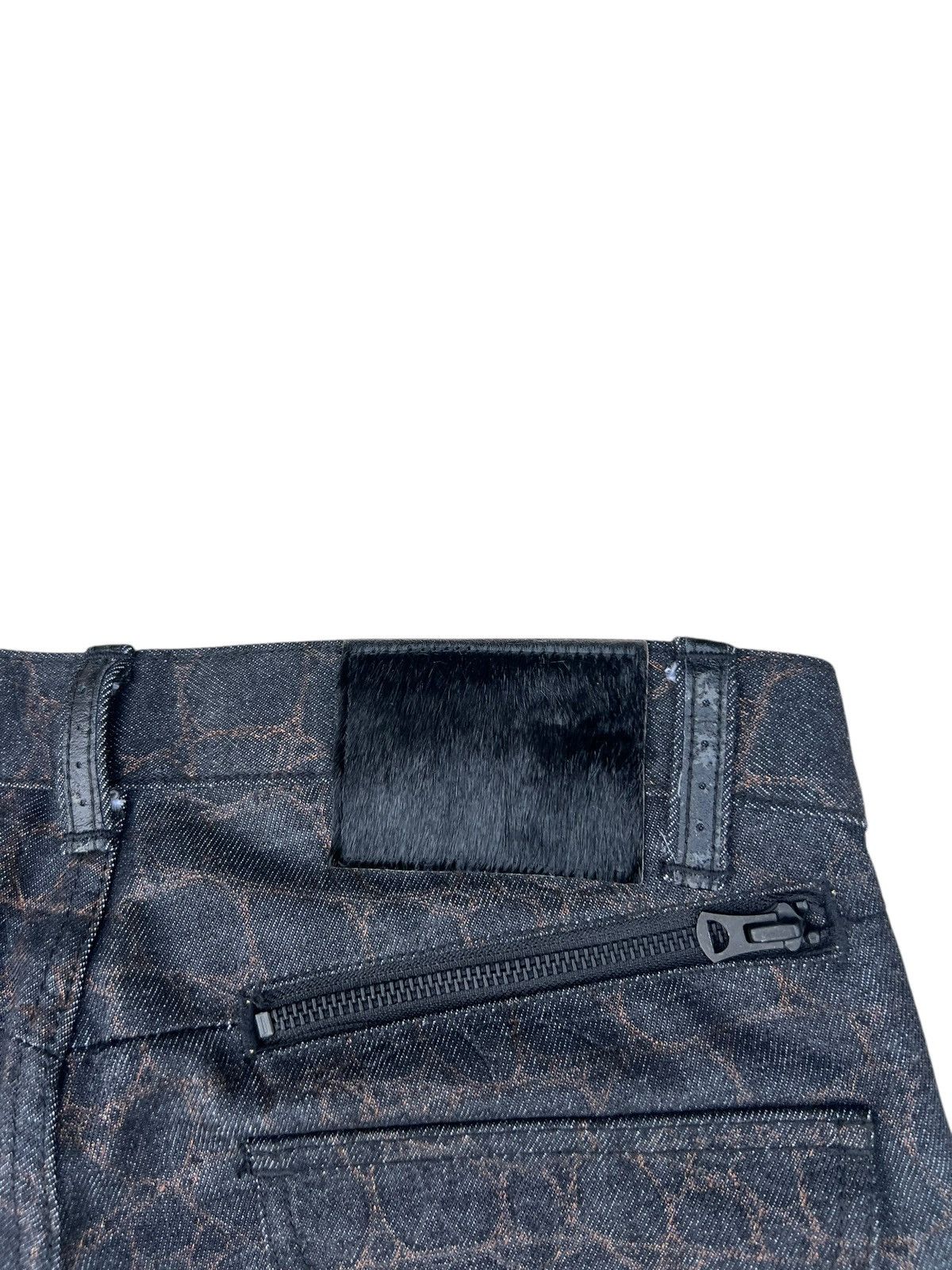 Vintage Super Flare D.K.F. Made in Japan Printed Denim Jeans Size US 30 / EU 46 - 19 Thumbnail