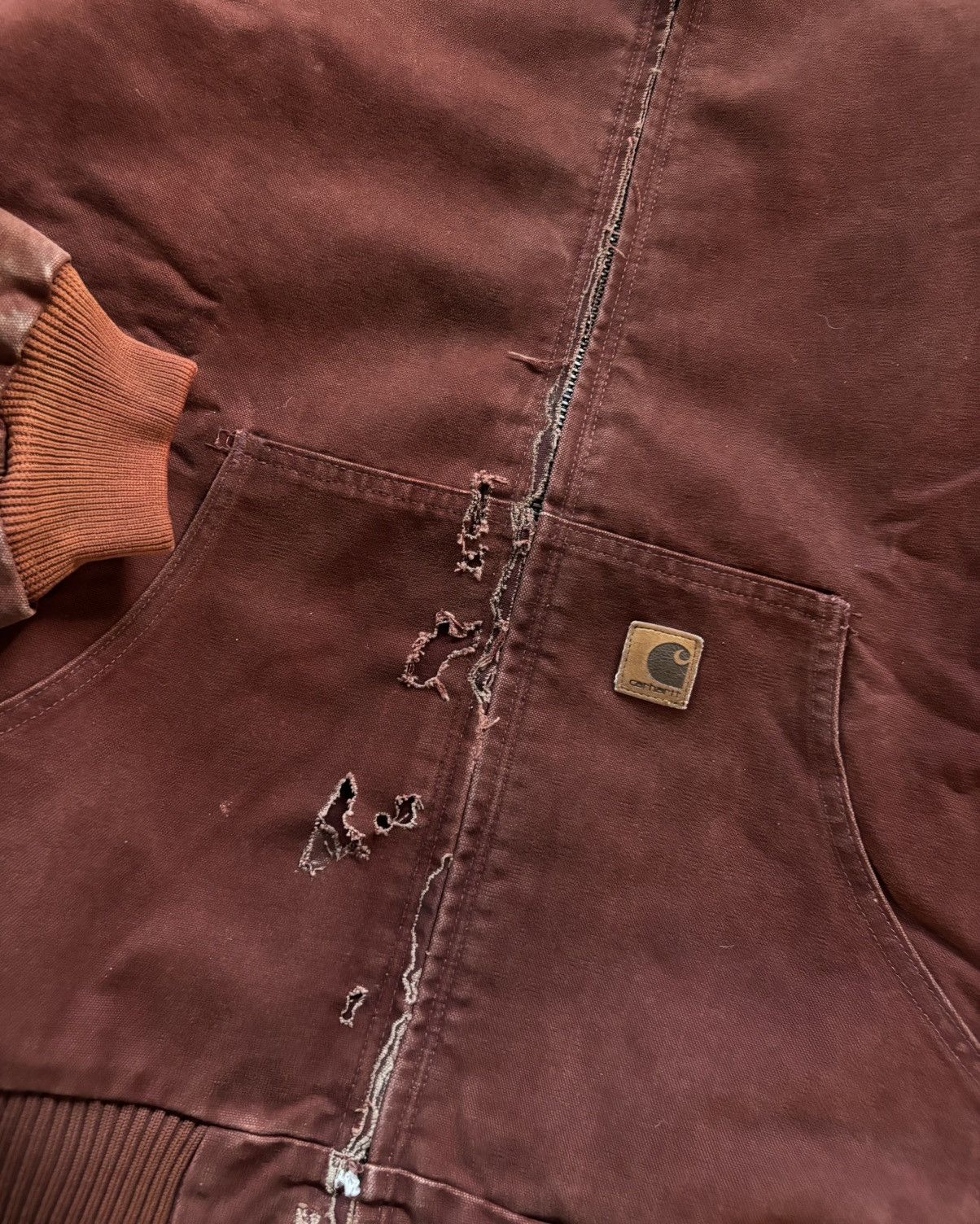 Carhartt Crazy Distressed Carhartt Active Jacket J130 - CLY ☎️ Size US XL / EU 56 / 4 - 5 Thumbnail