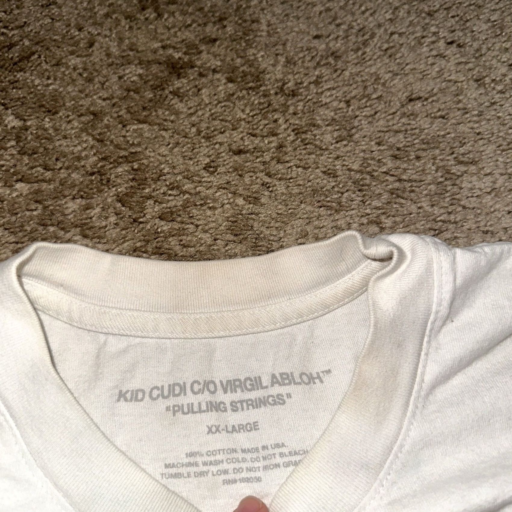 Vintage Kid Cudi/ Virgil Abloh Pulling Strings Shirt Mens 2XL Leader Of The Delinquents Shirt Size US XXL / EU 58 / 5 - 5 Thumbnail
