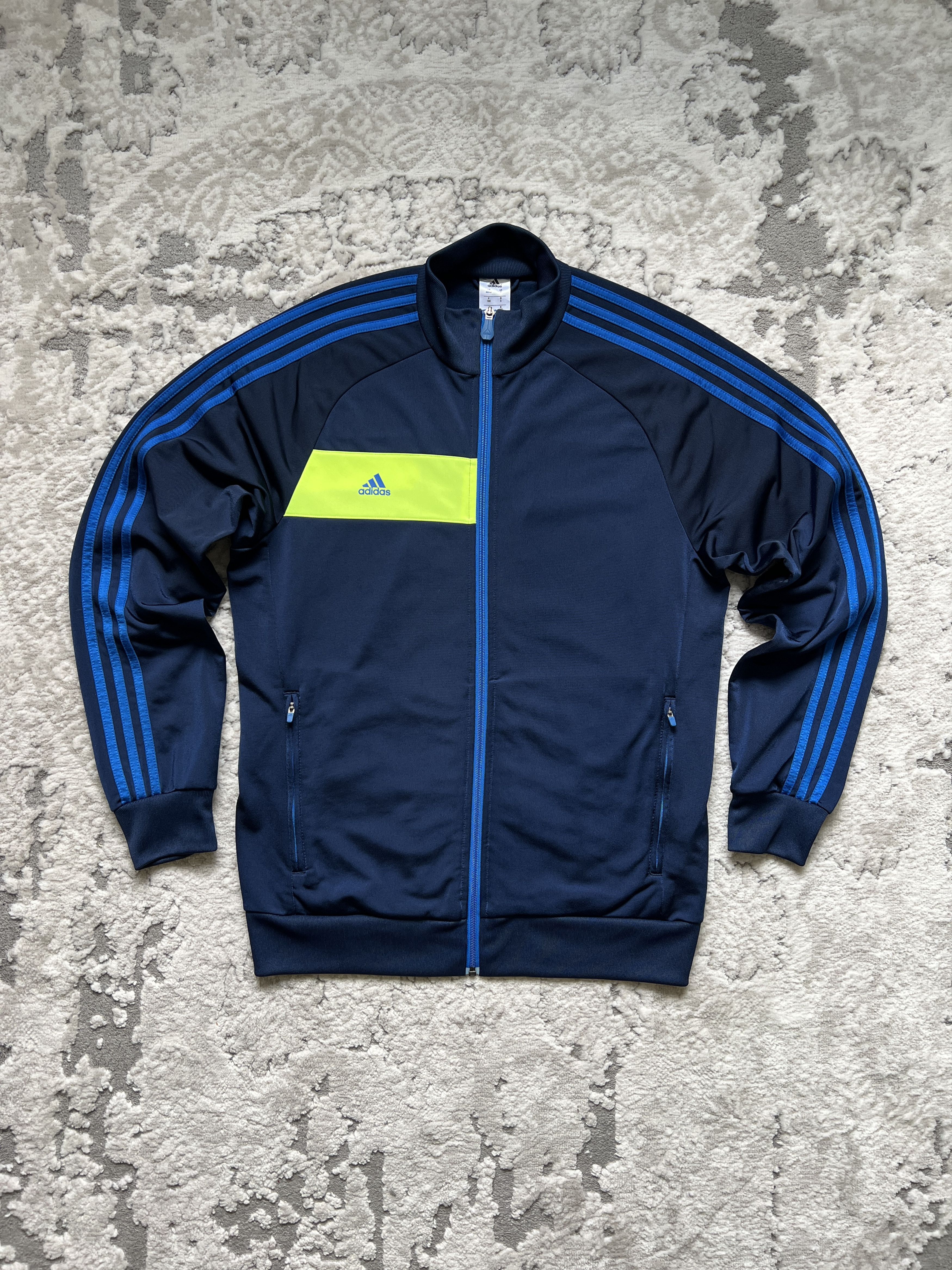 Adidas Adidas Nitrocharge Track Jacket Navy/Neon Size US M / EU 48-50 / 2 - 2 Thumbnail