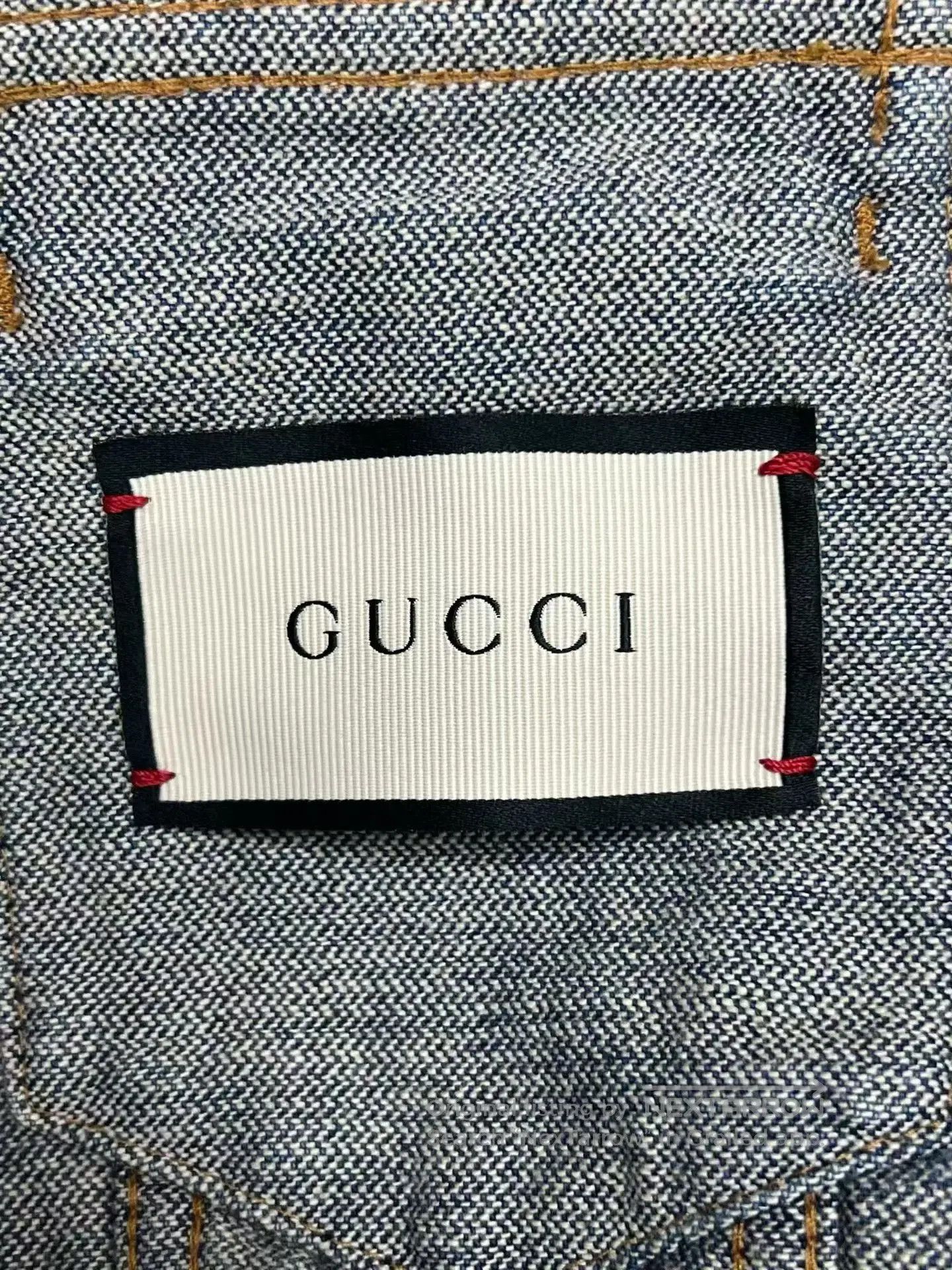 Gucci Gucci Light Blue Floral Denim Jacket. Size M / US 6-8 / IT 42-44 - 5 Thumbnail