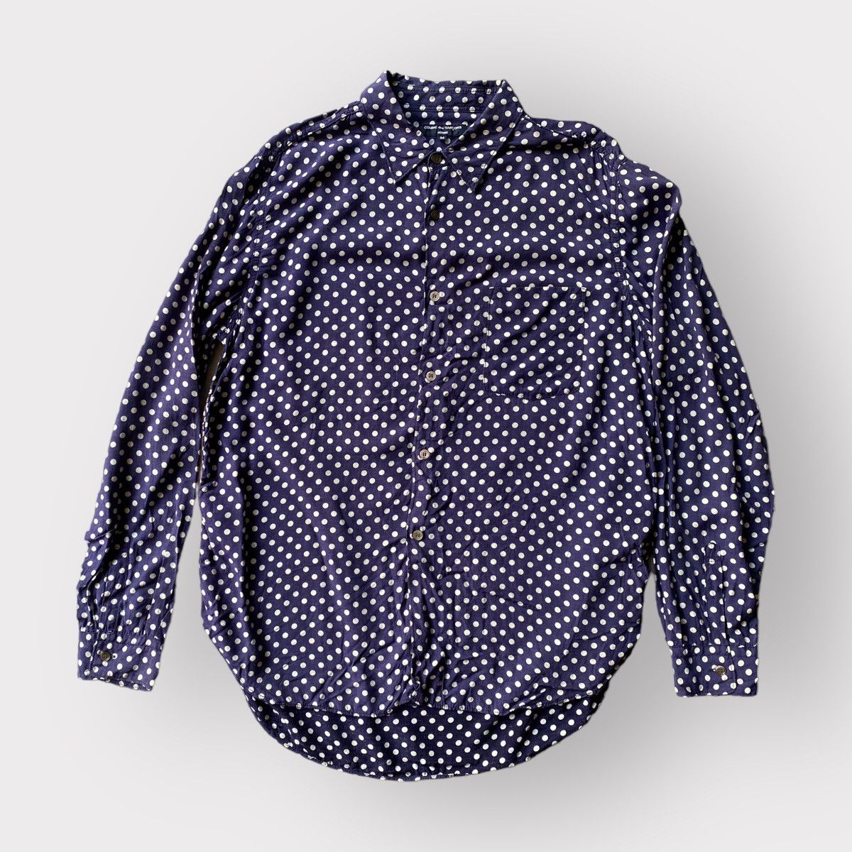 Comme des Garcons SS04 Rayon Polka Dot Shirt Size US M / EU 48-50 / 2 - 1 Thumbnail