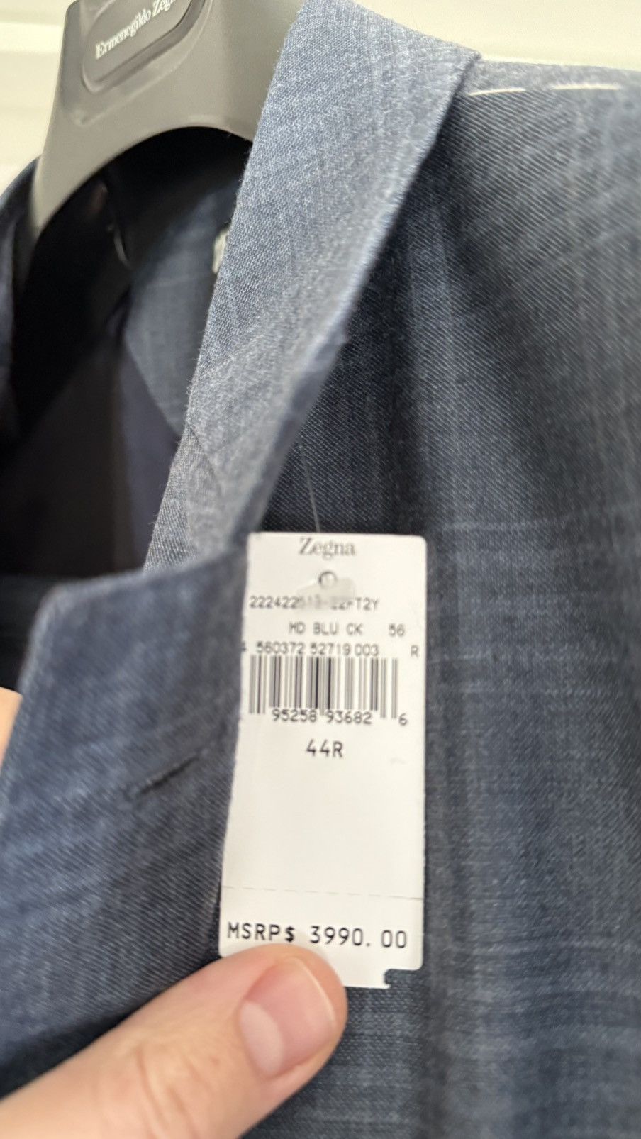 Ermenegildo Zegna Zegna Trofeo 56R Suit Size 46R - 6 Thumbnail